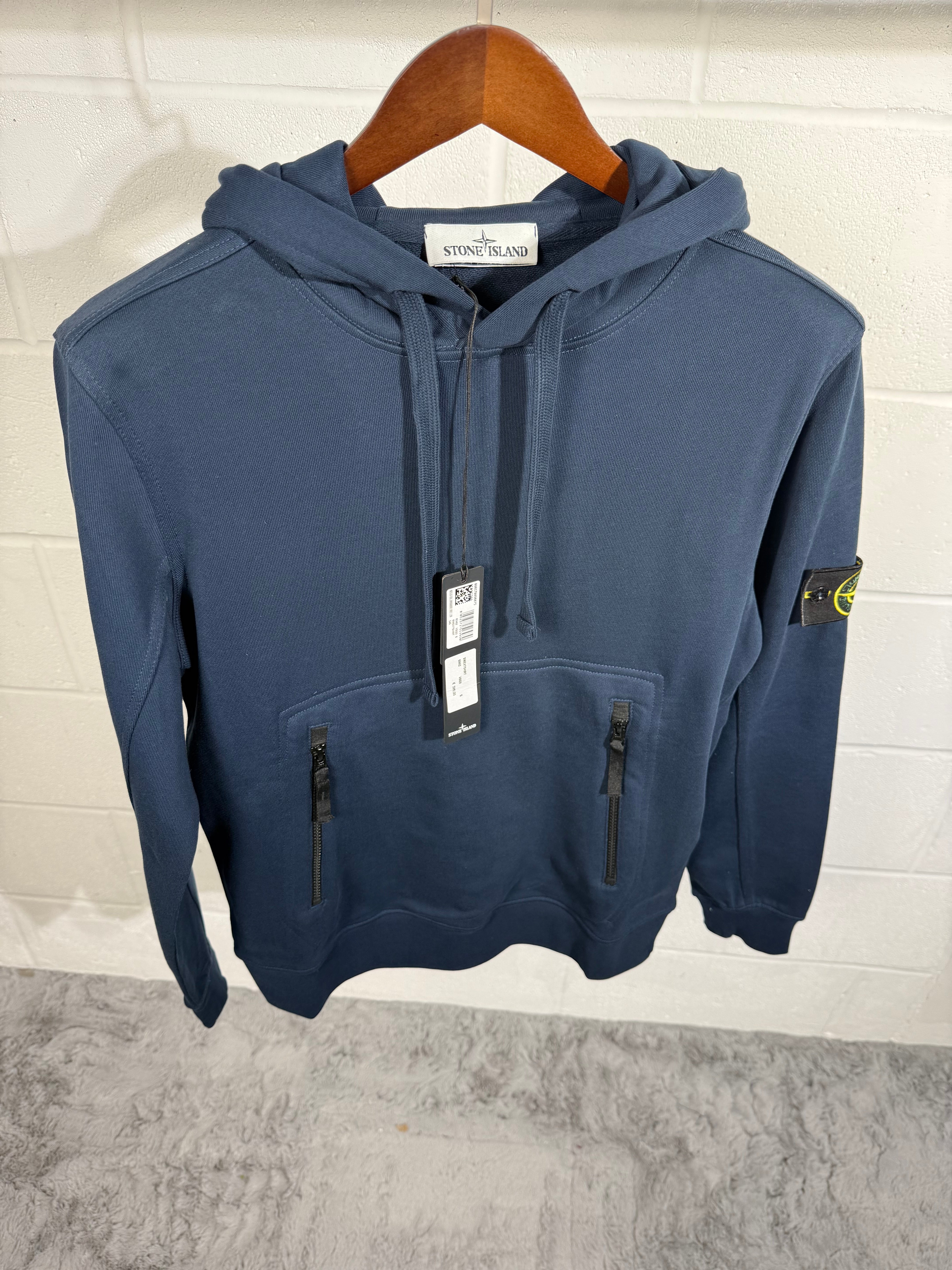 SI ZIP UP HOODIE navy