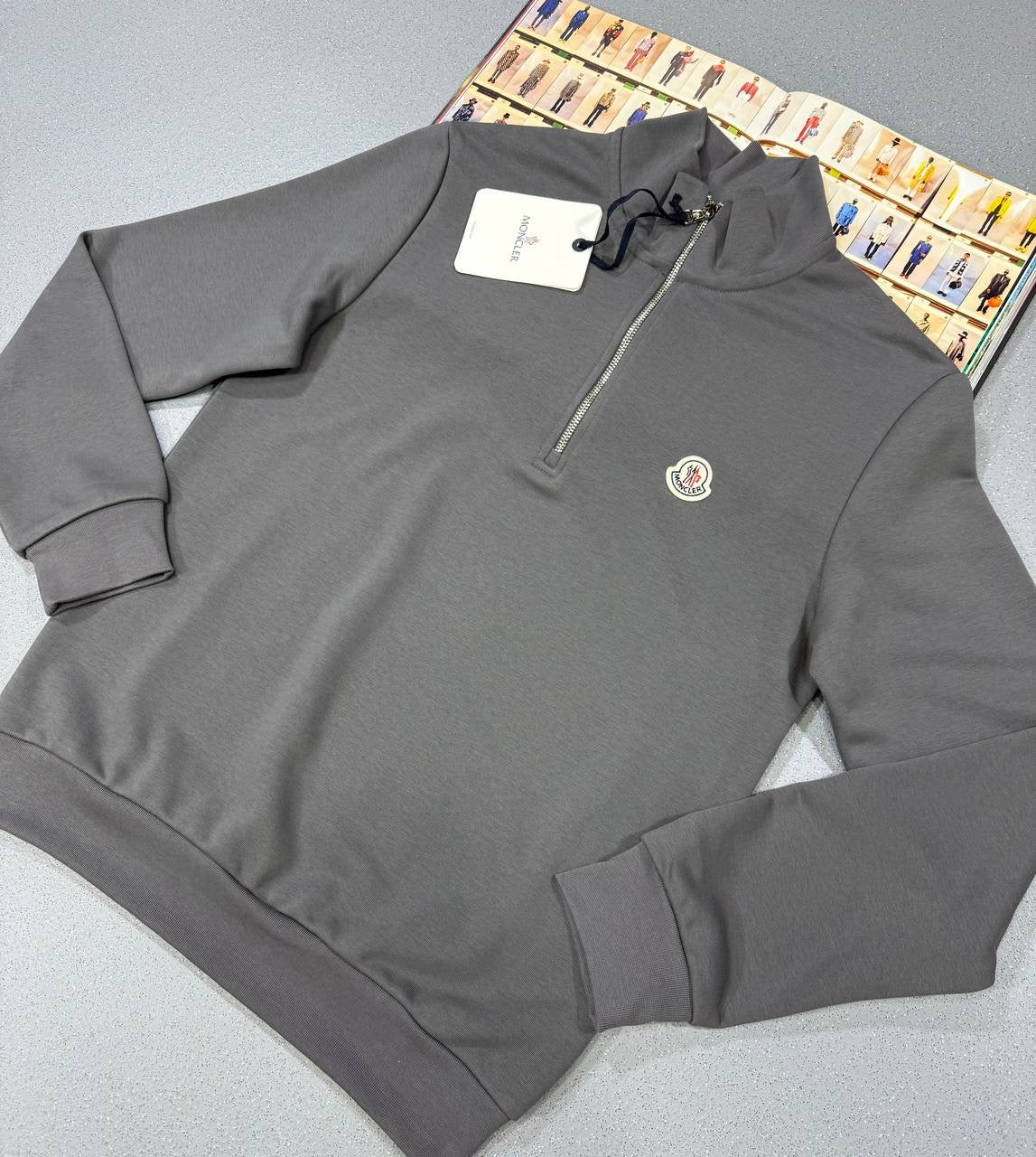 MONC half zip sweatshirt