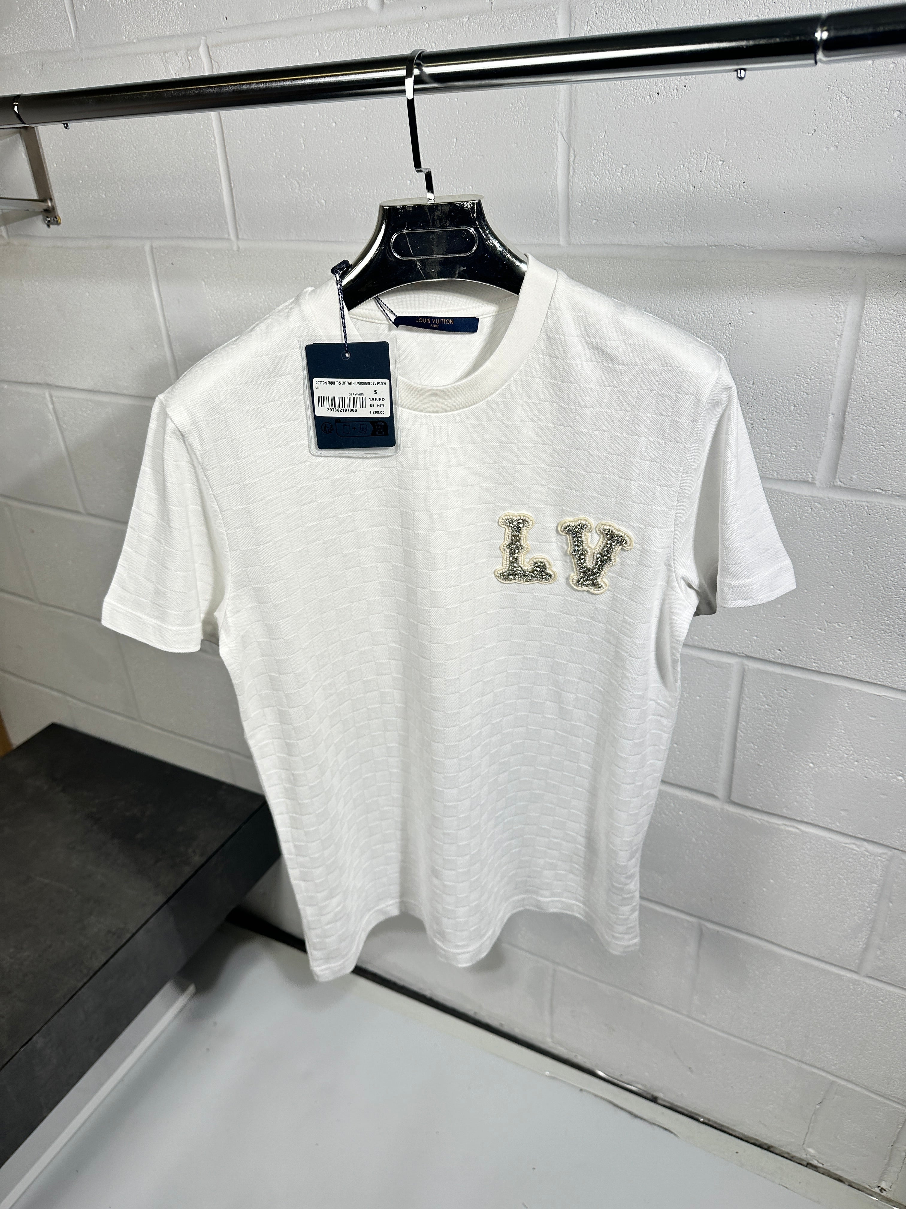 Lv diamond tee white