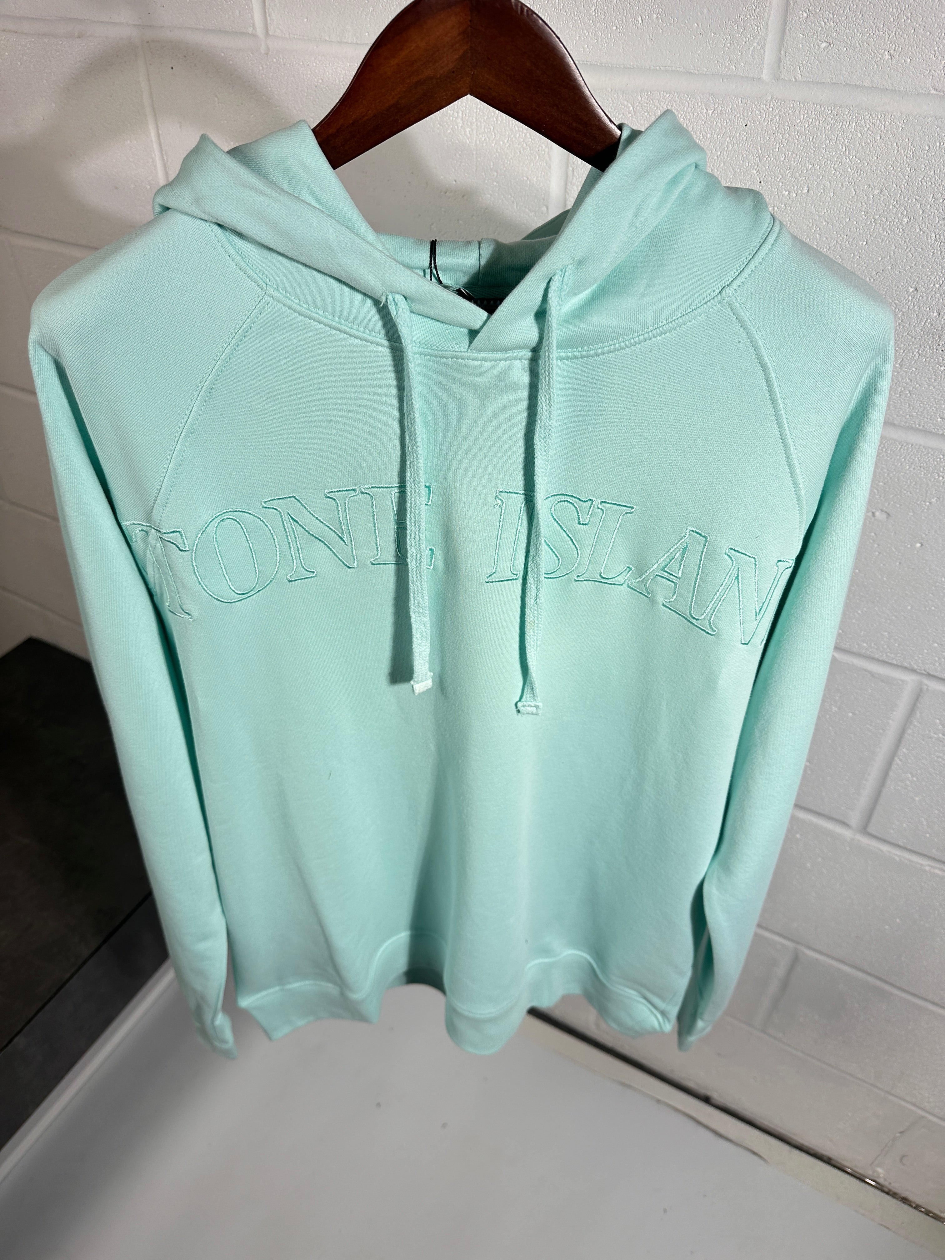 SI ghost logo hoodie mint