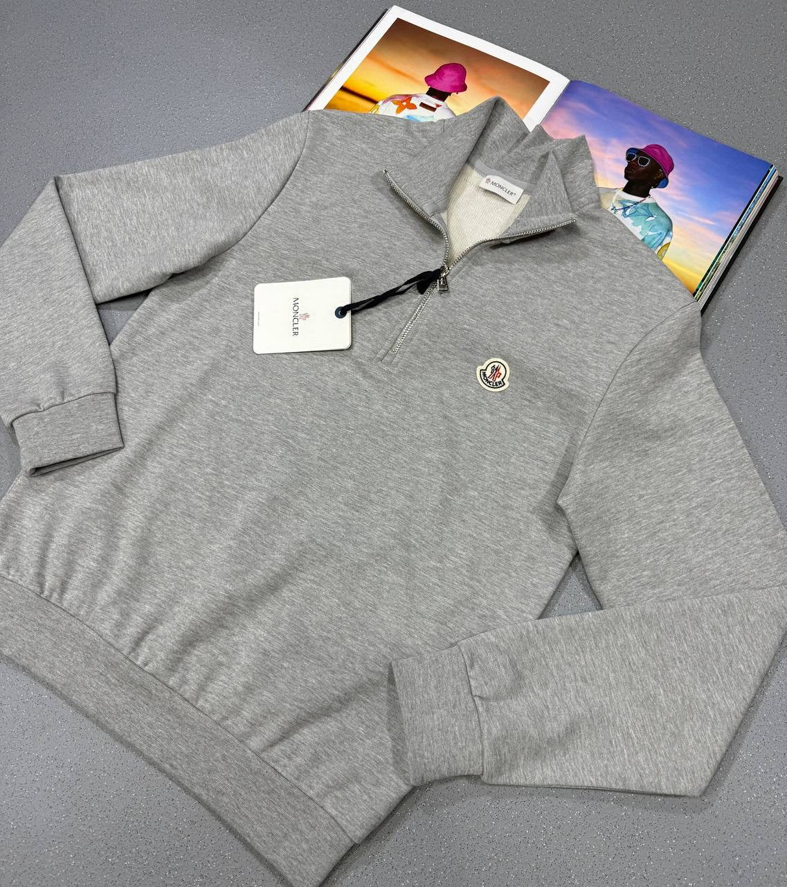 MONC half zip sweatshirt