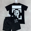 X WHITE short set