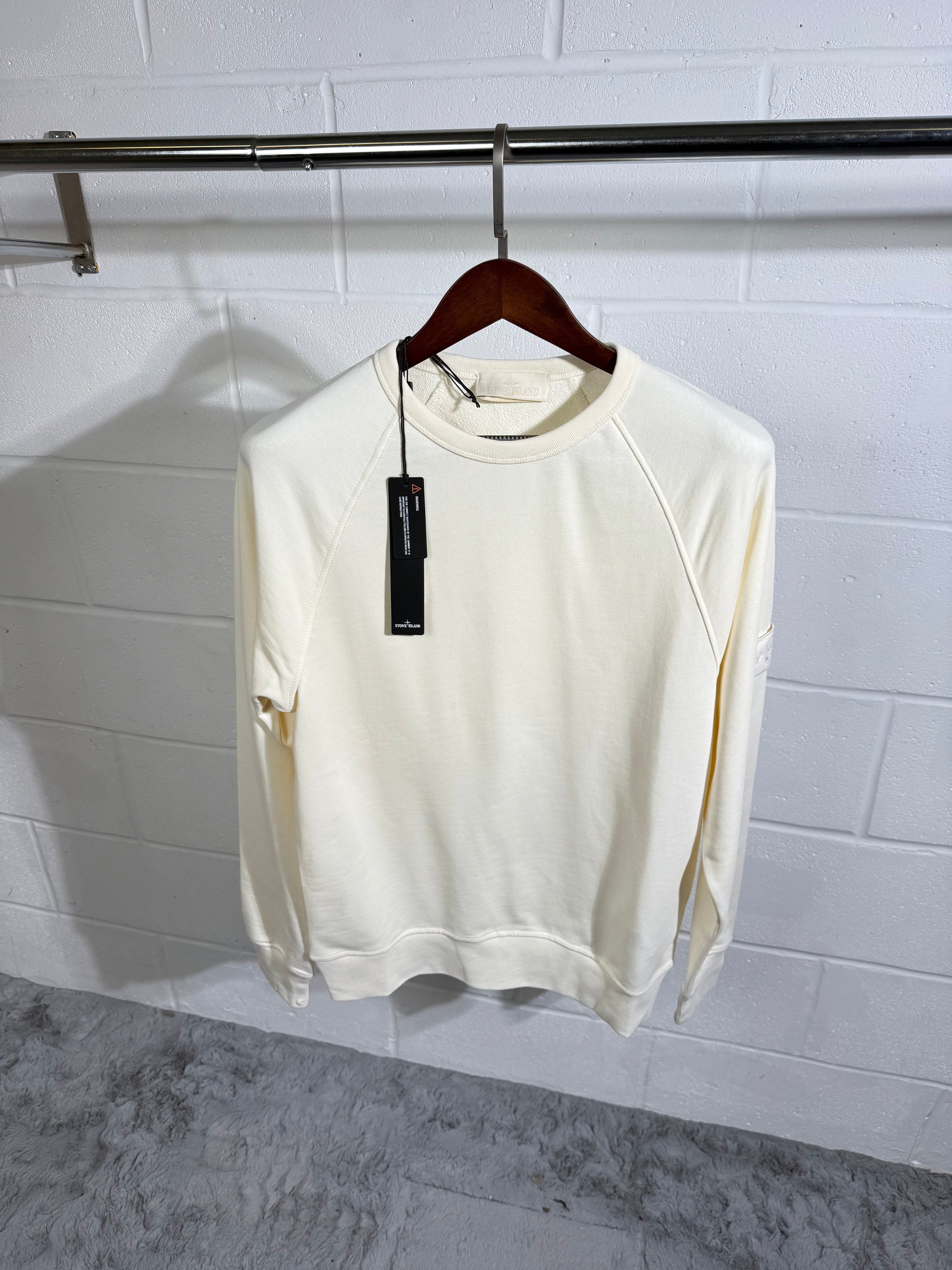 SI ghost badge sweater beige