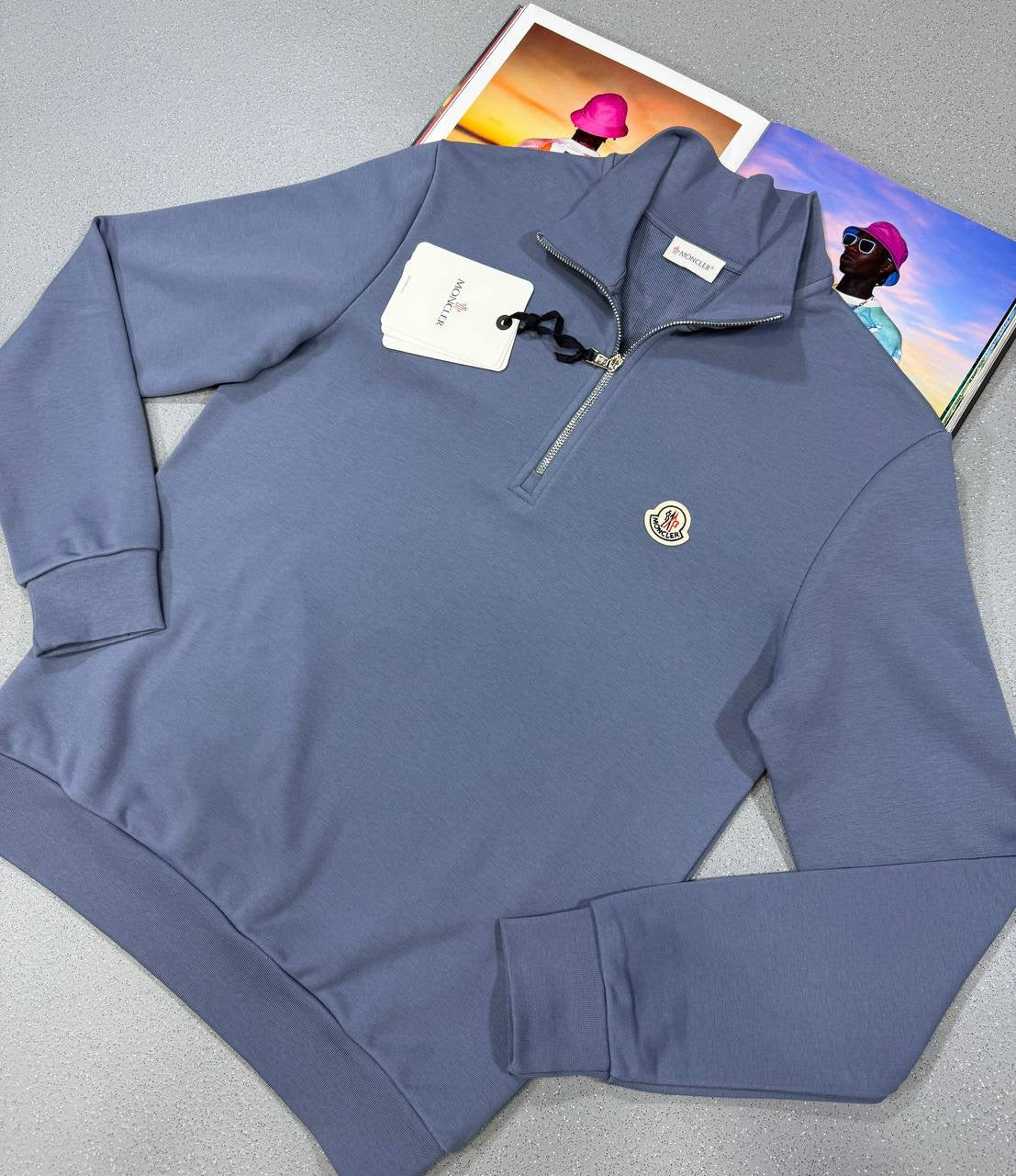 MONC half zip sweatshirt