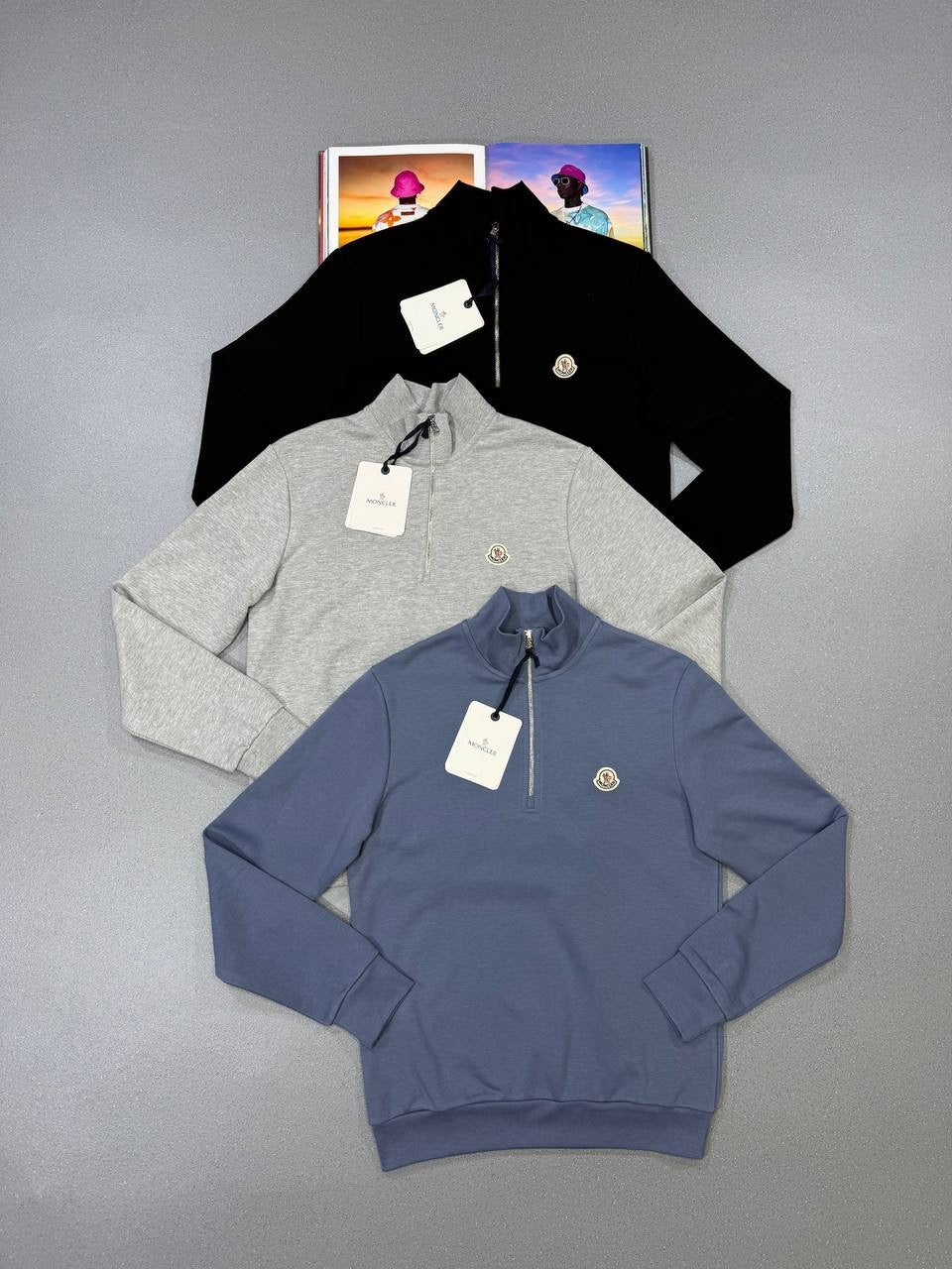 MONC half zip sweatshirt
