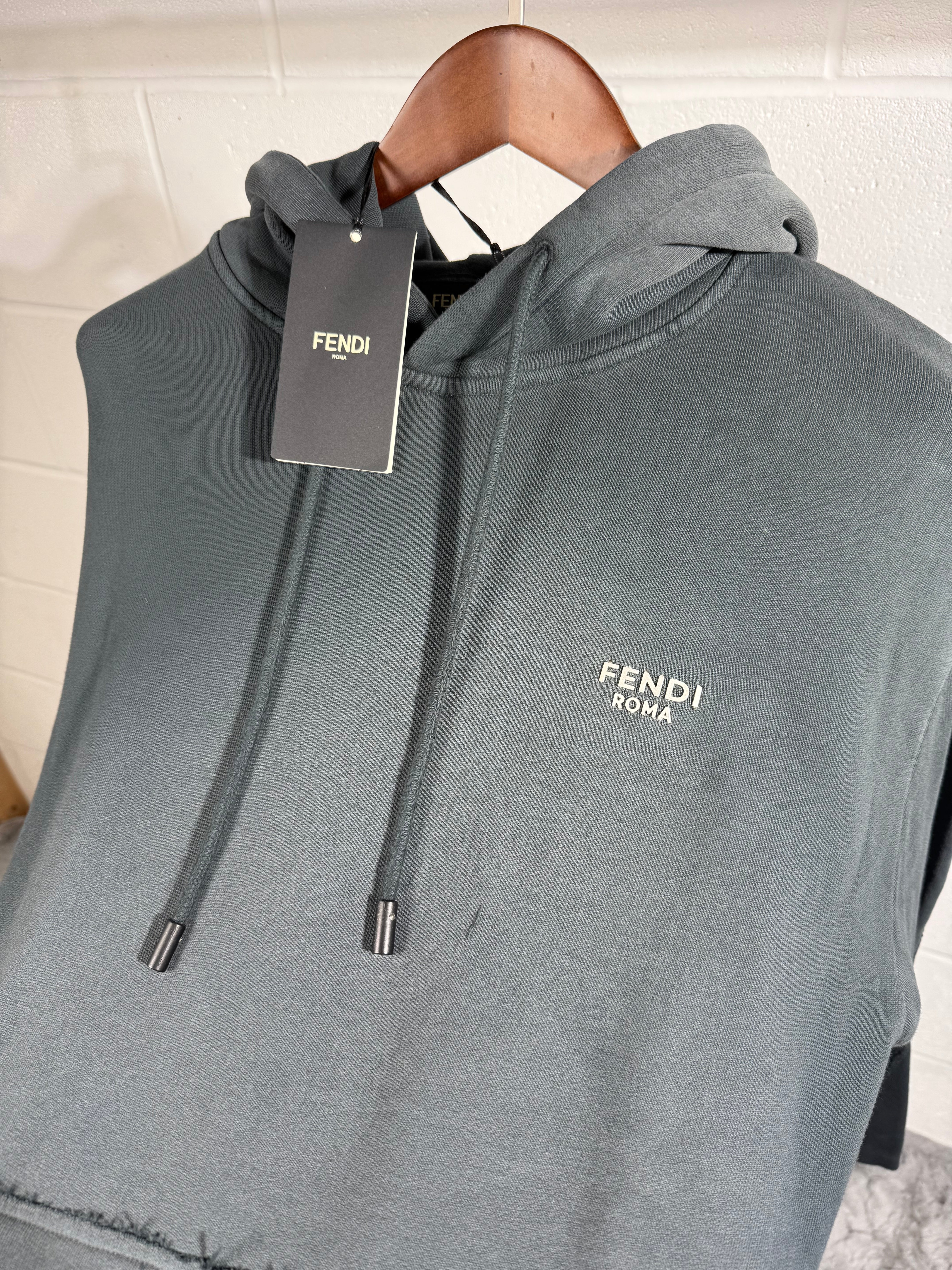 FENDI HOODIE DARK GREY