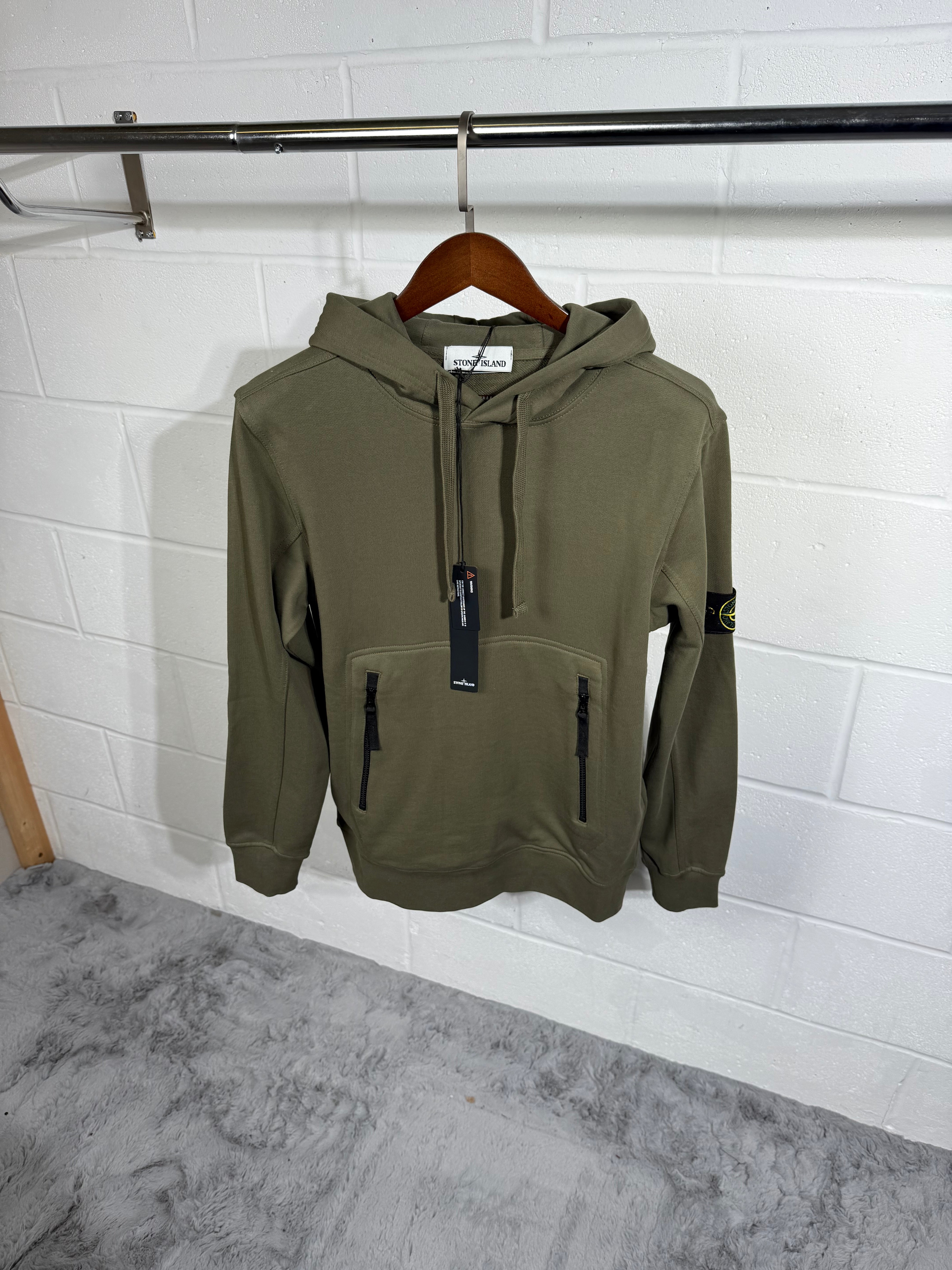 SI ZIP UP HOODIE light green