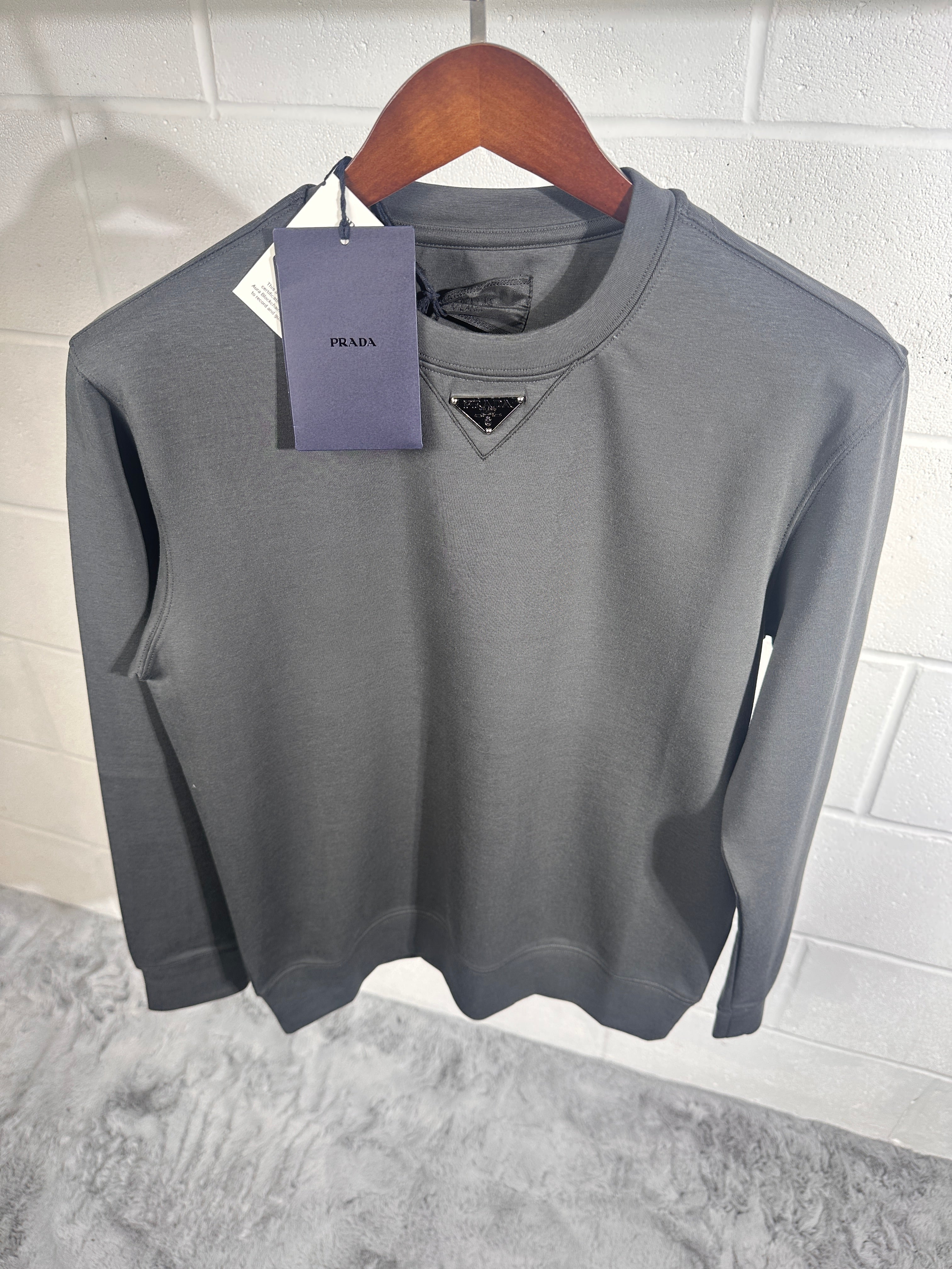 Prada sweatshirt grey