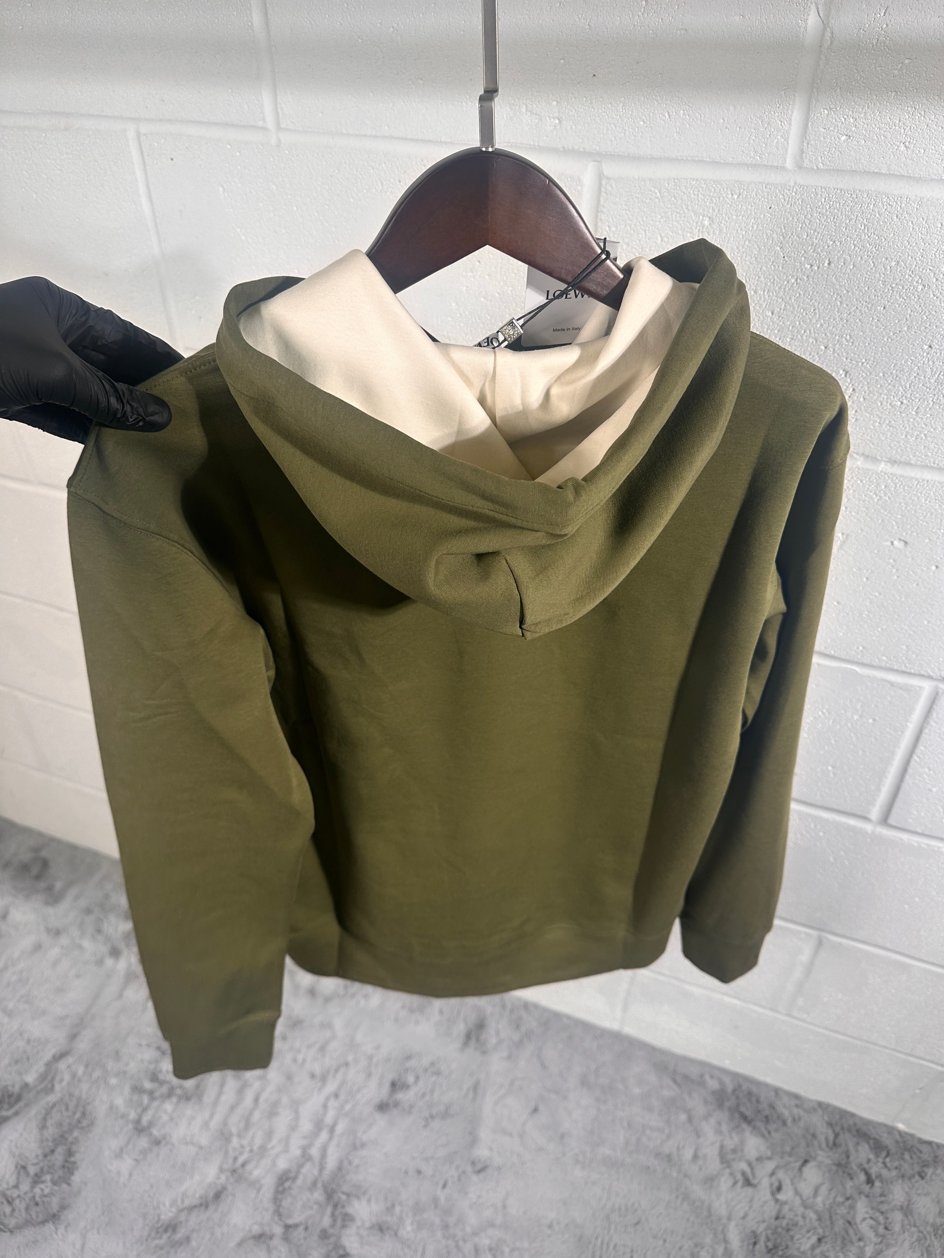 Loewe hoodie light green