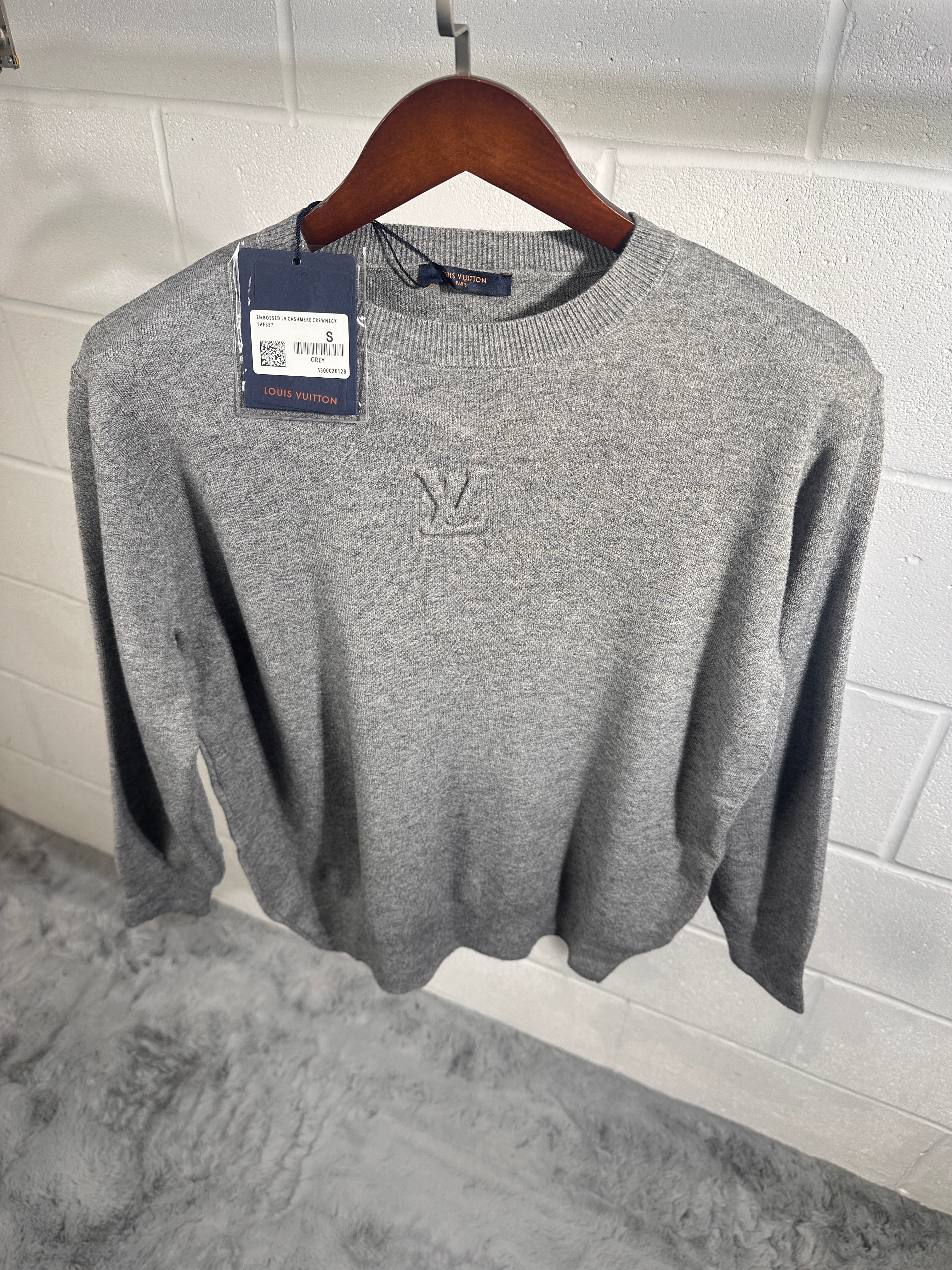 Lv knitted sweatshirt grey