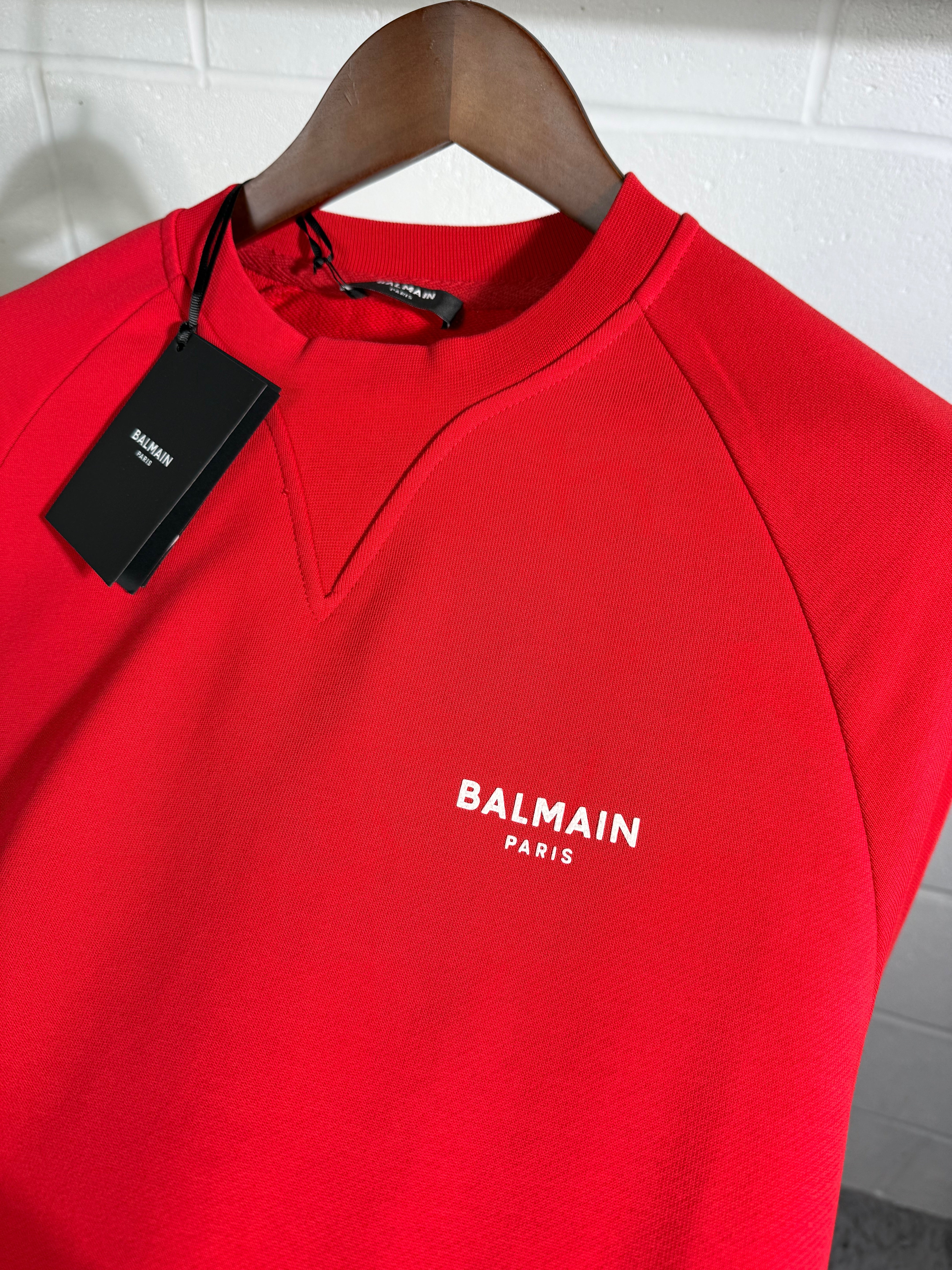 Balmain sweater red