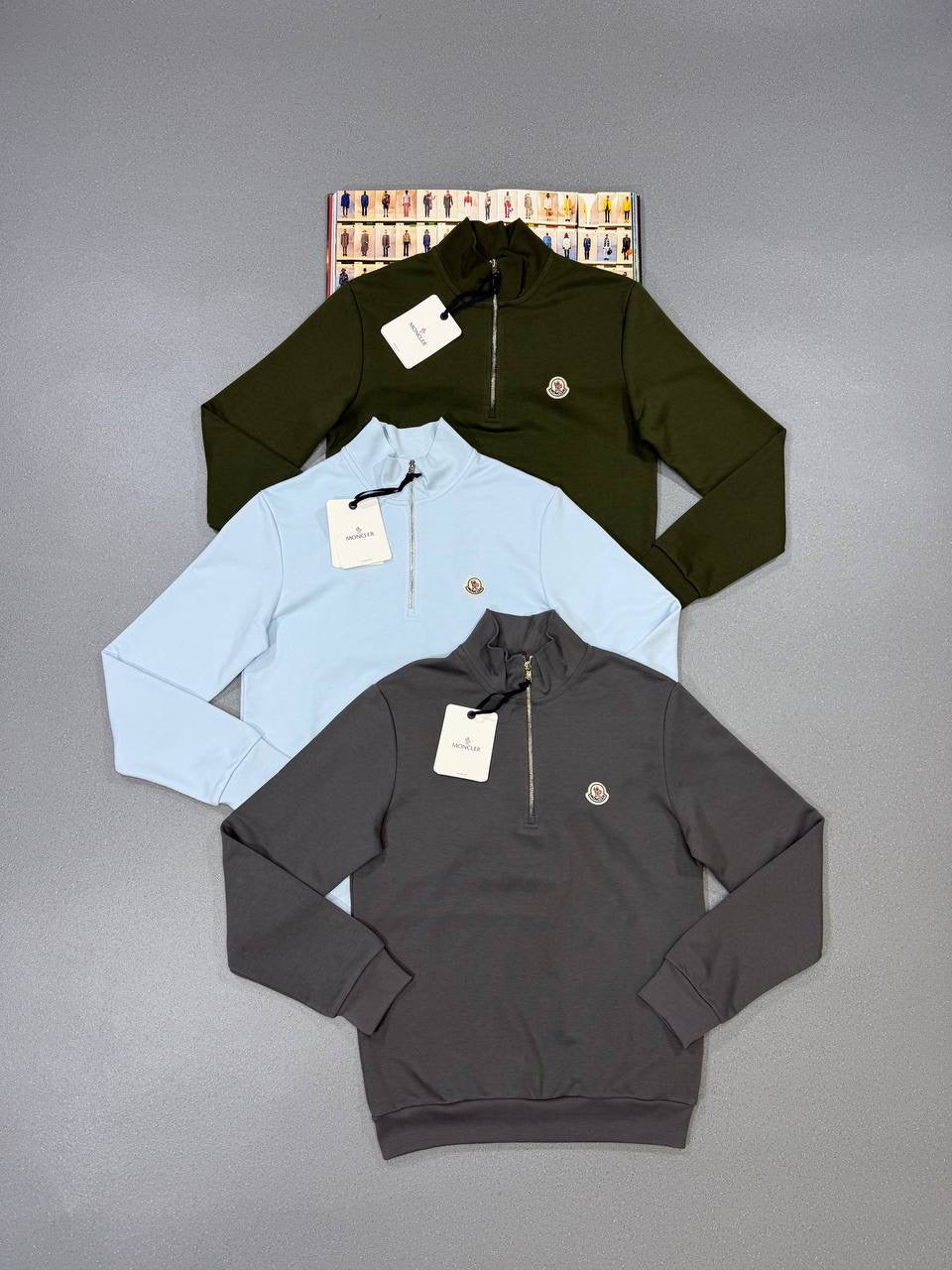 MONC half zip sweatshirt