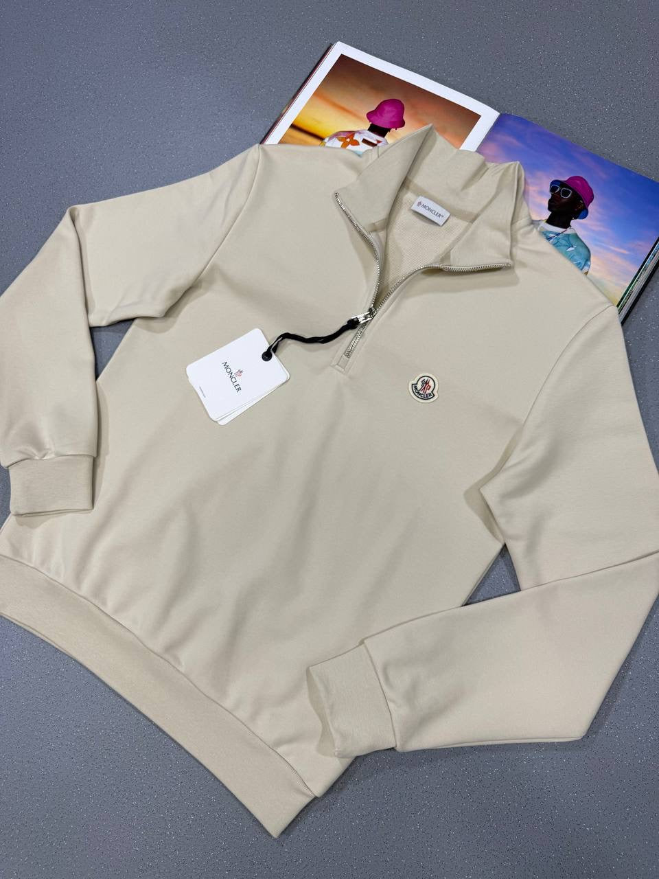 MONC half zip sweatshirt