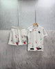 X WHITE short set