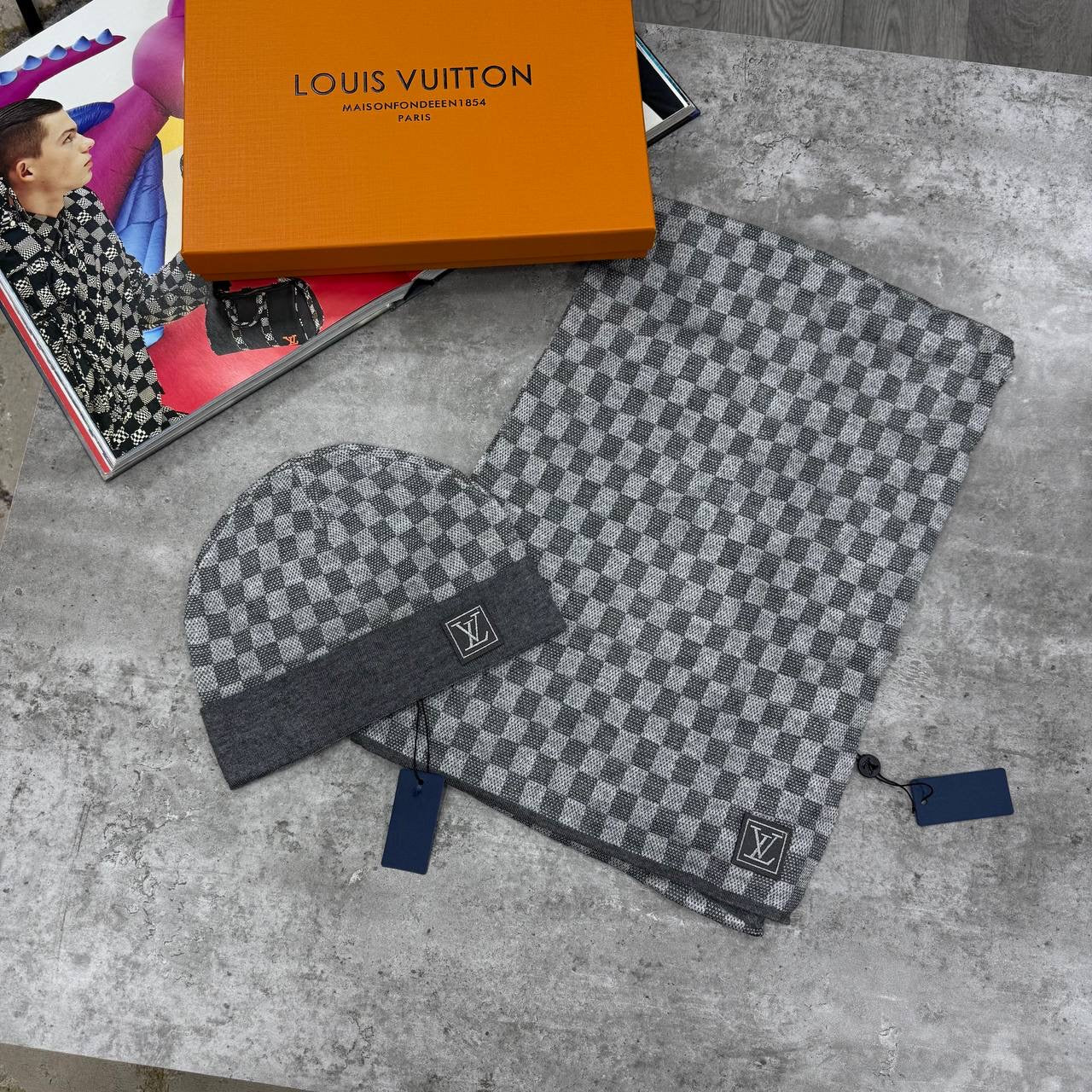 LOUI HAT & SCARF SET