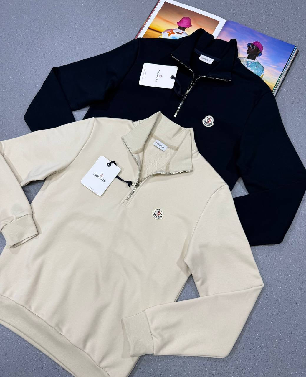 MONC half zip sweatshirt