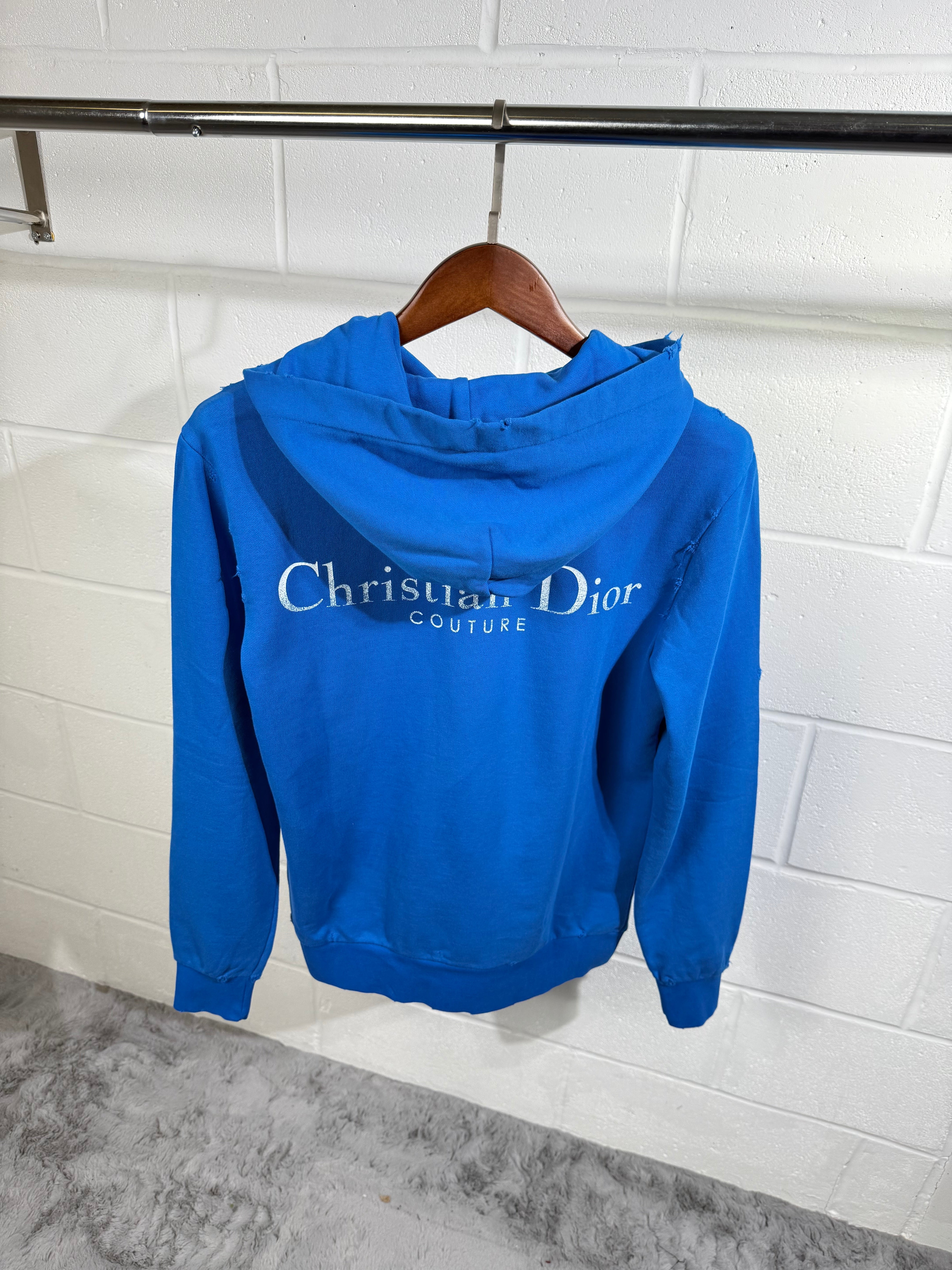 Dior hoodie light blue