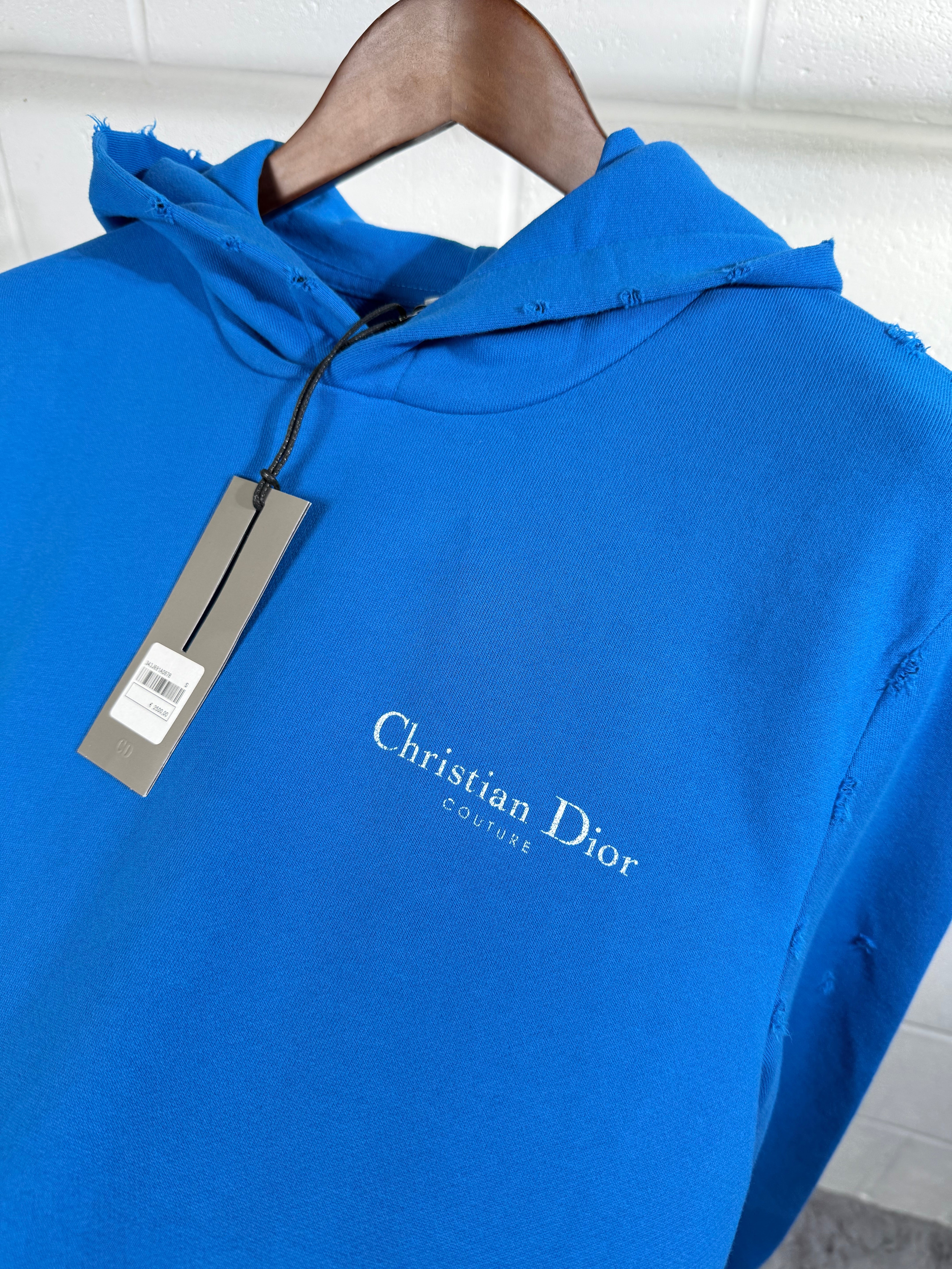 Dior hoodie light blue