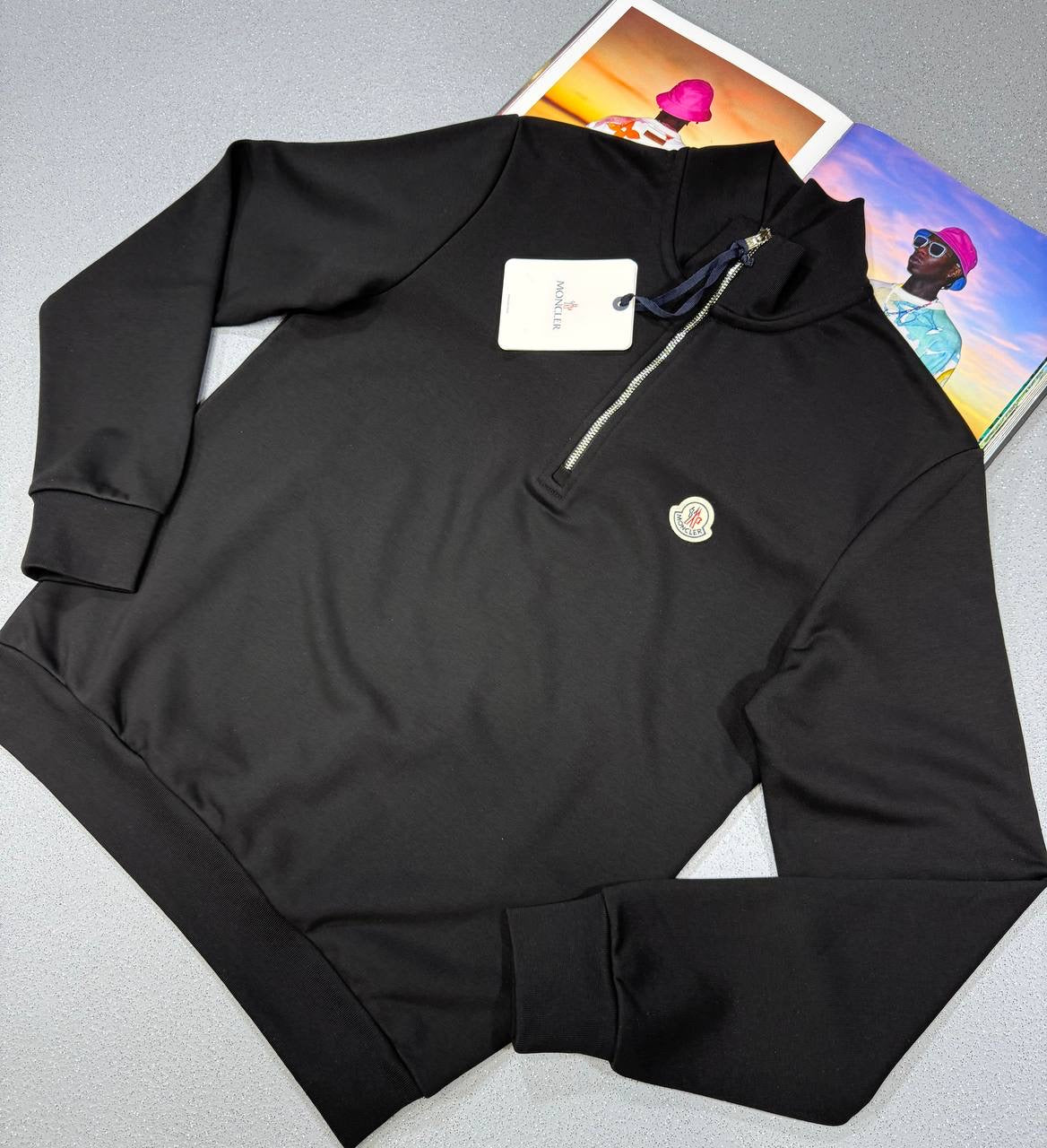 MONC half zip sweatshirt