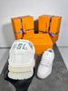 Lv full white trainers