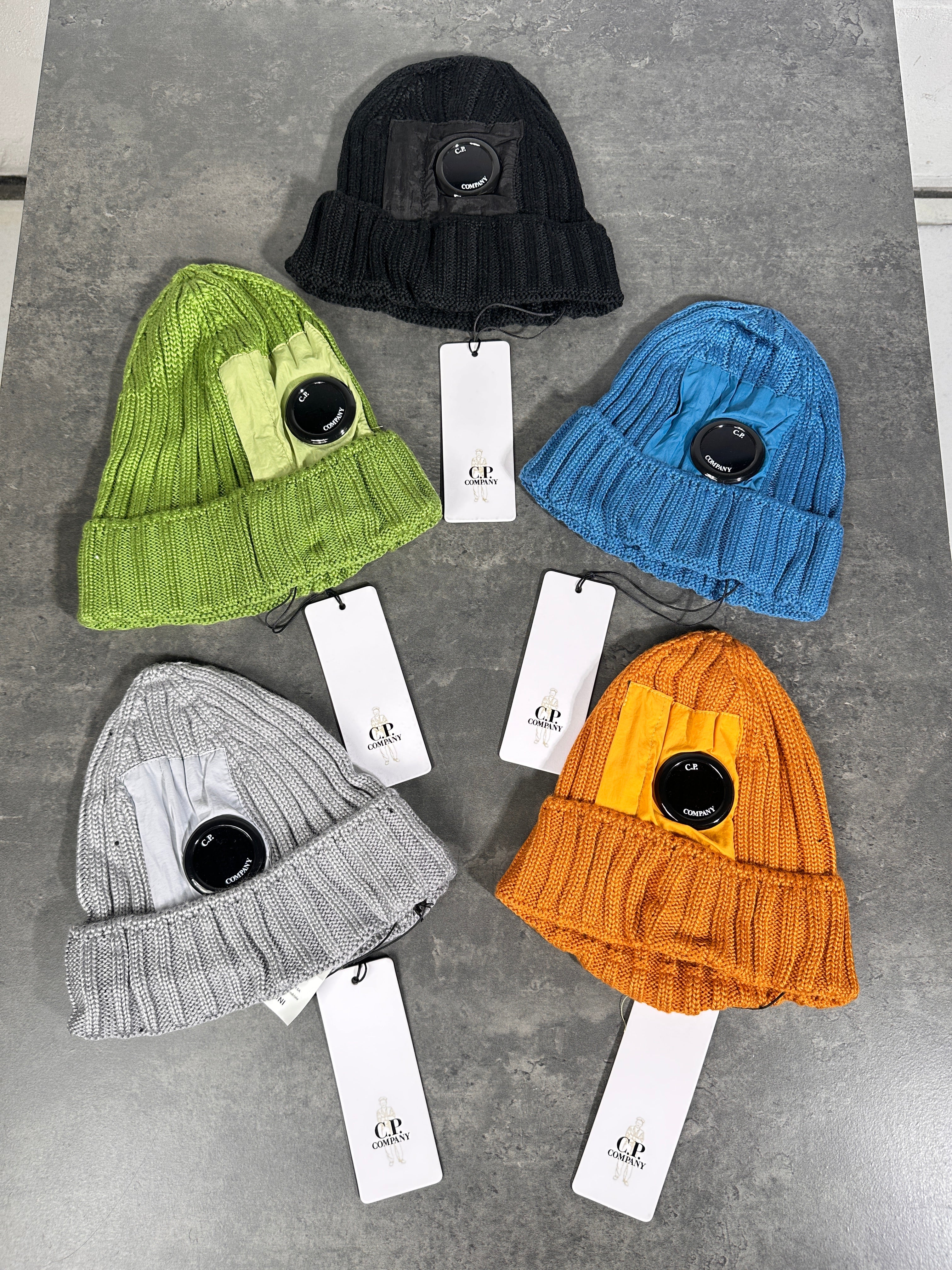 CP company single lens beanies