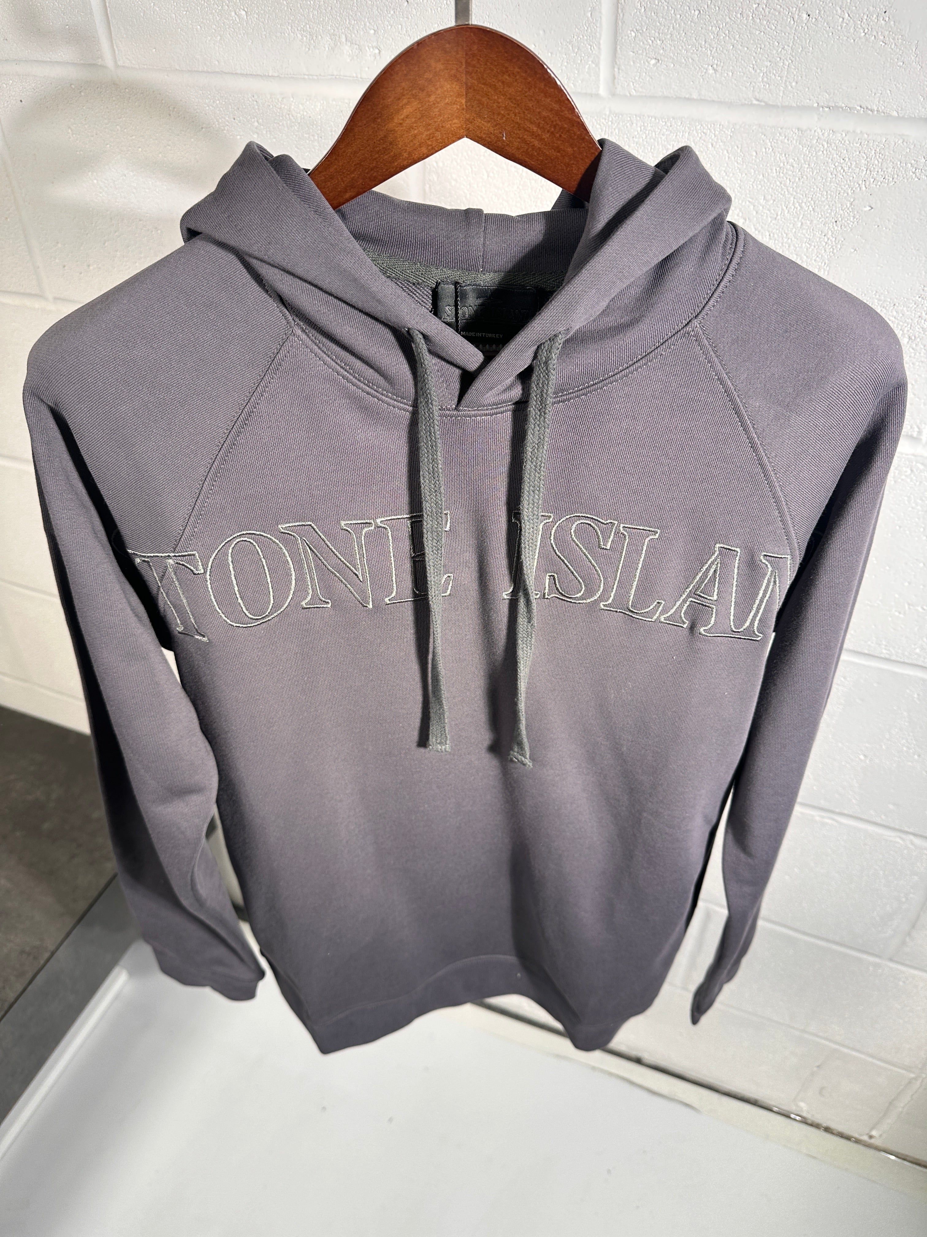 SI  ghost logo hoodie grey