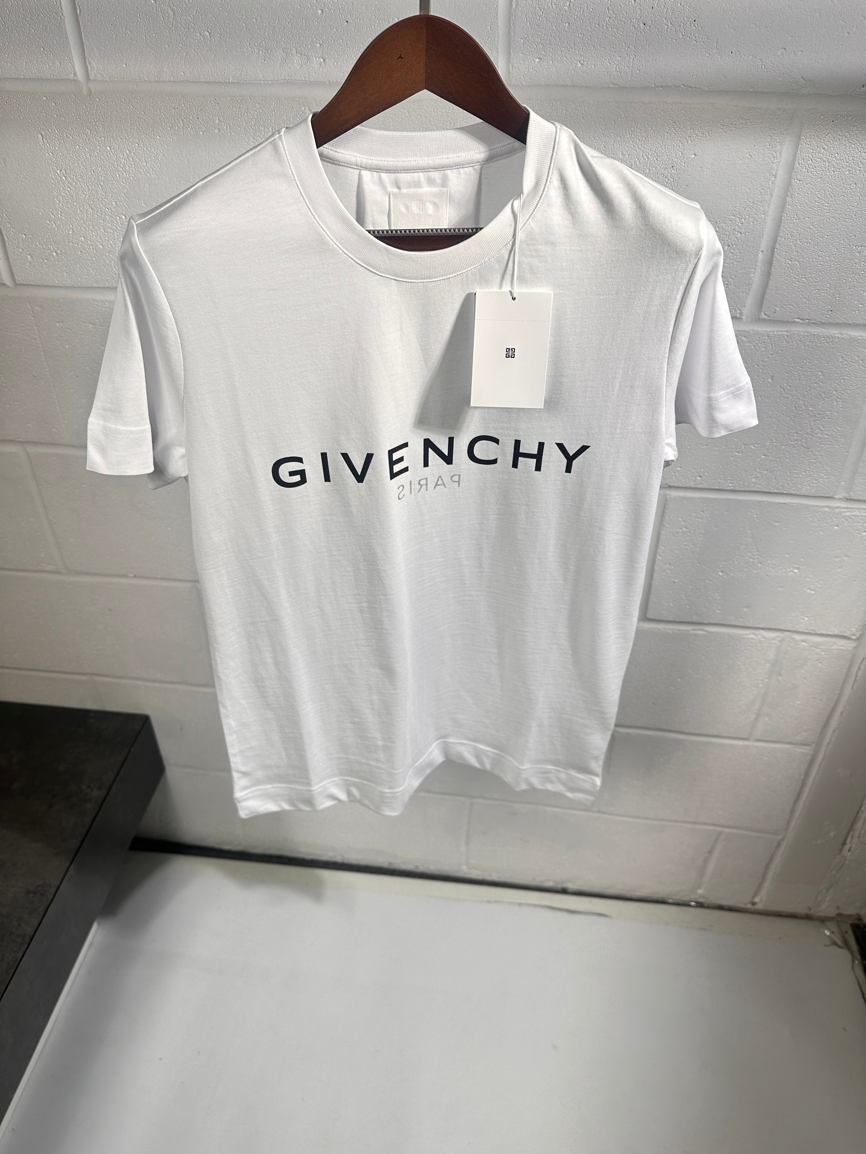 Givenchy logo tee white