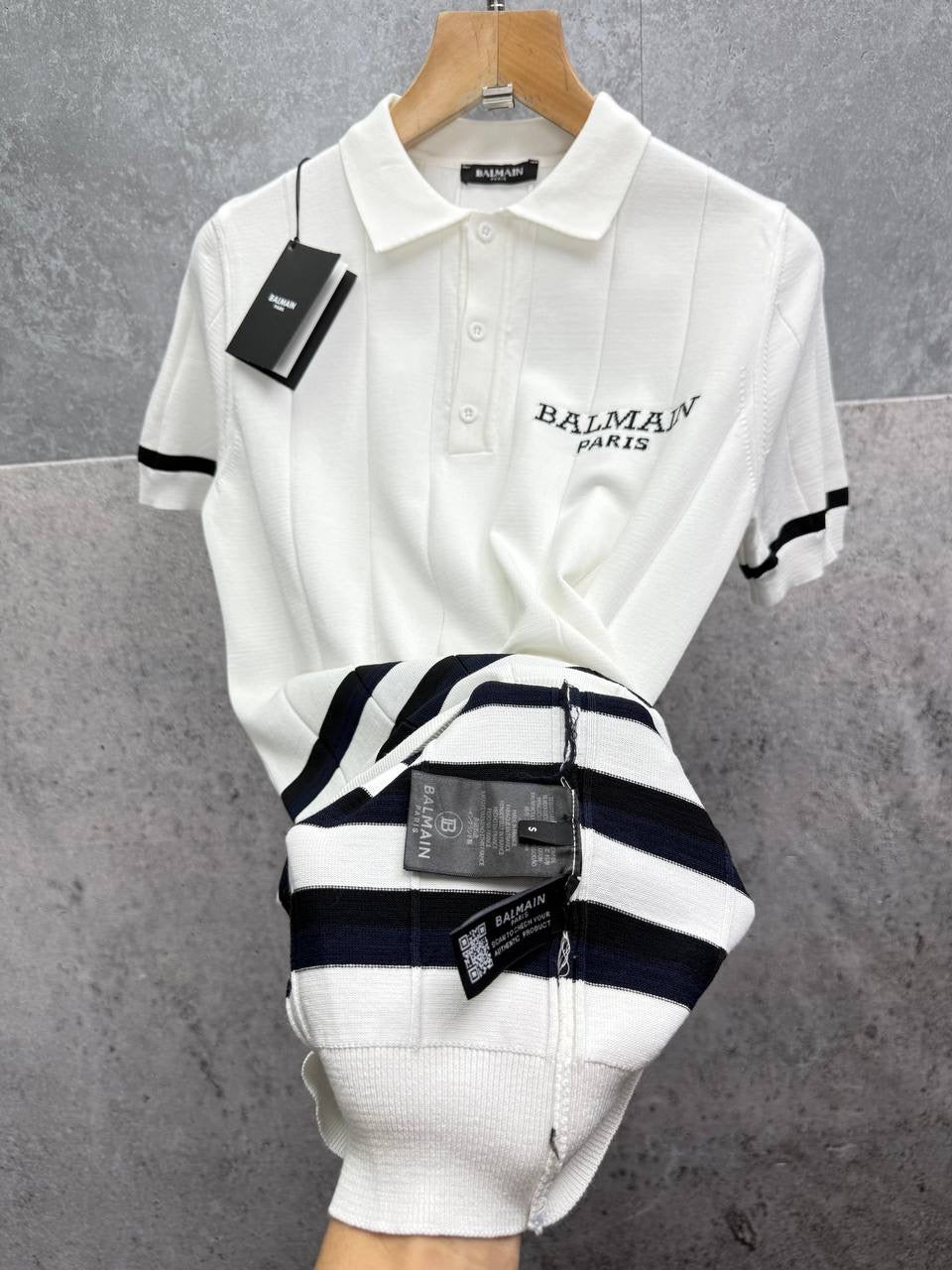 BALM knitted polo