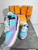 Lv - purple and baby blue sneaker