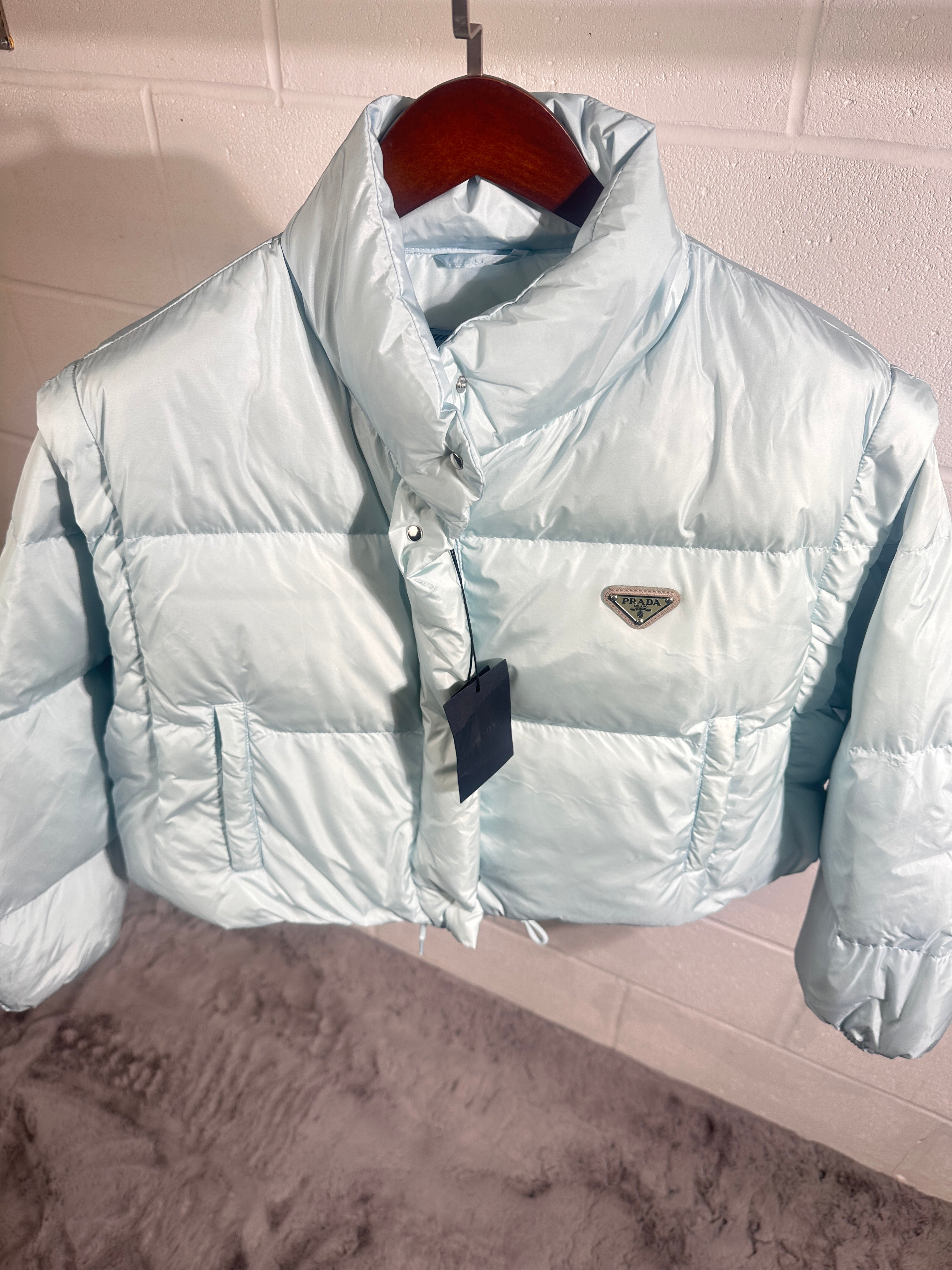 Prada 2 in 1 puffer for ladies