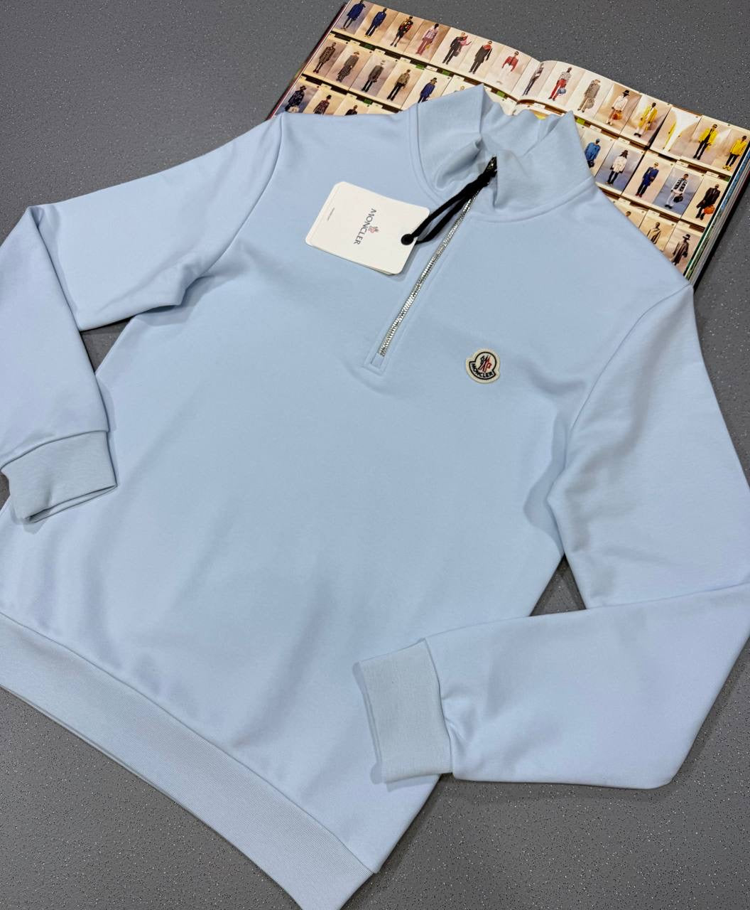 MONC half zip sweatshirt