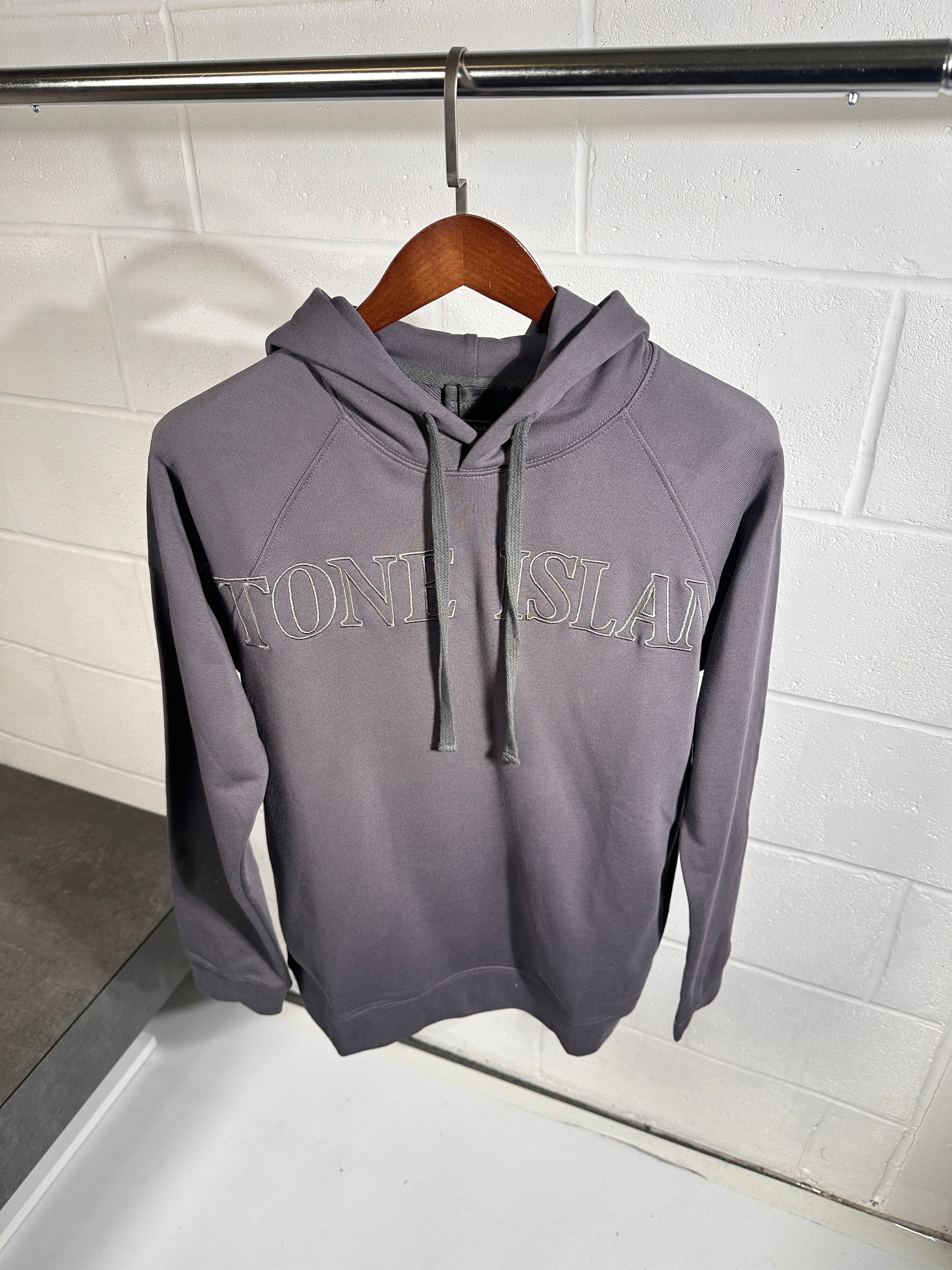 SI  ghost logo hoodie grey