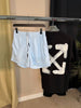 X WHITE Shorts Set