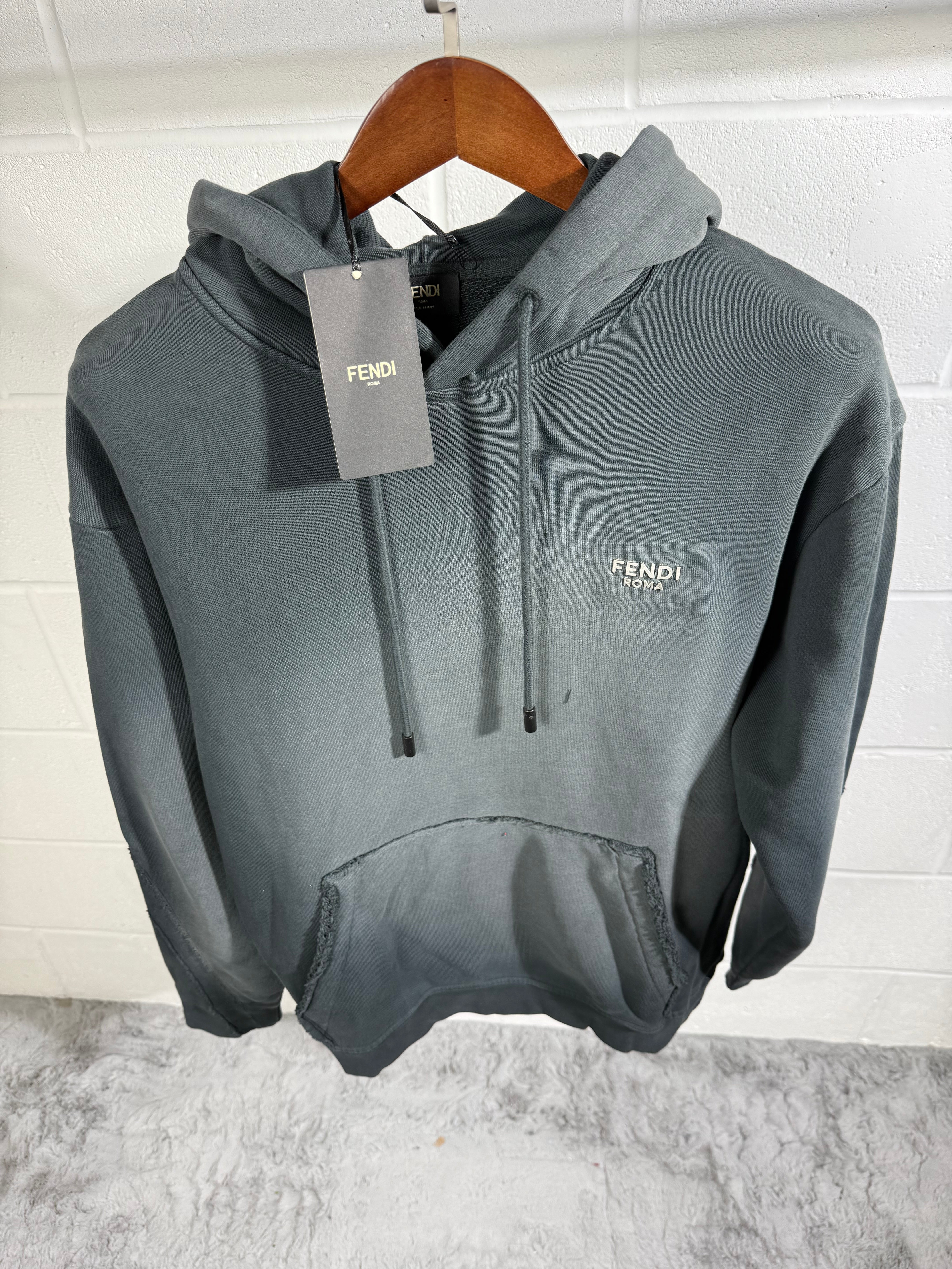 FENDI HOODIE DARK GREY