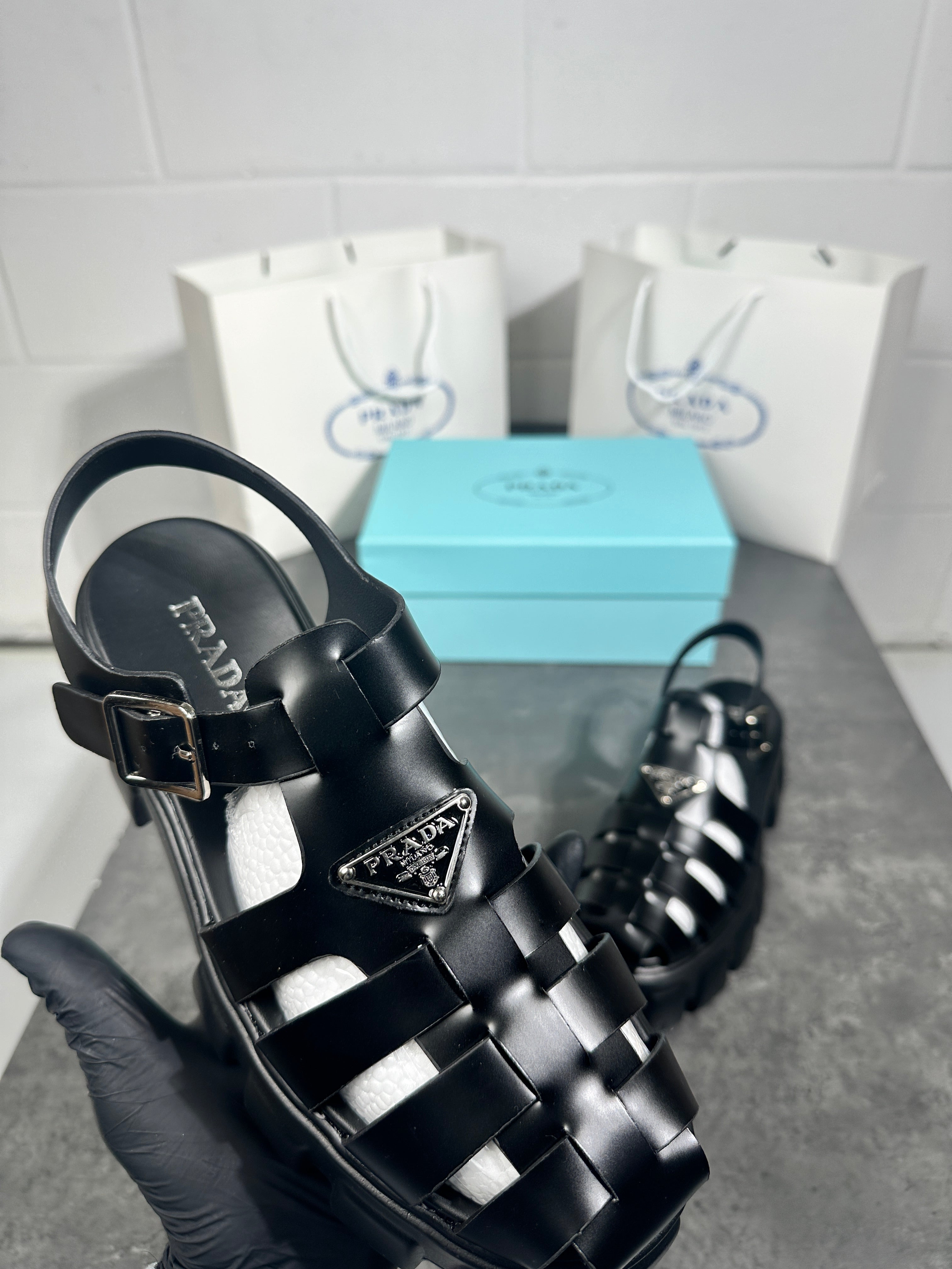 Prada - nylon sandals