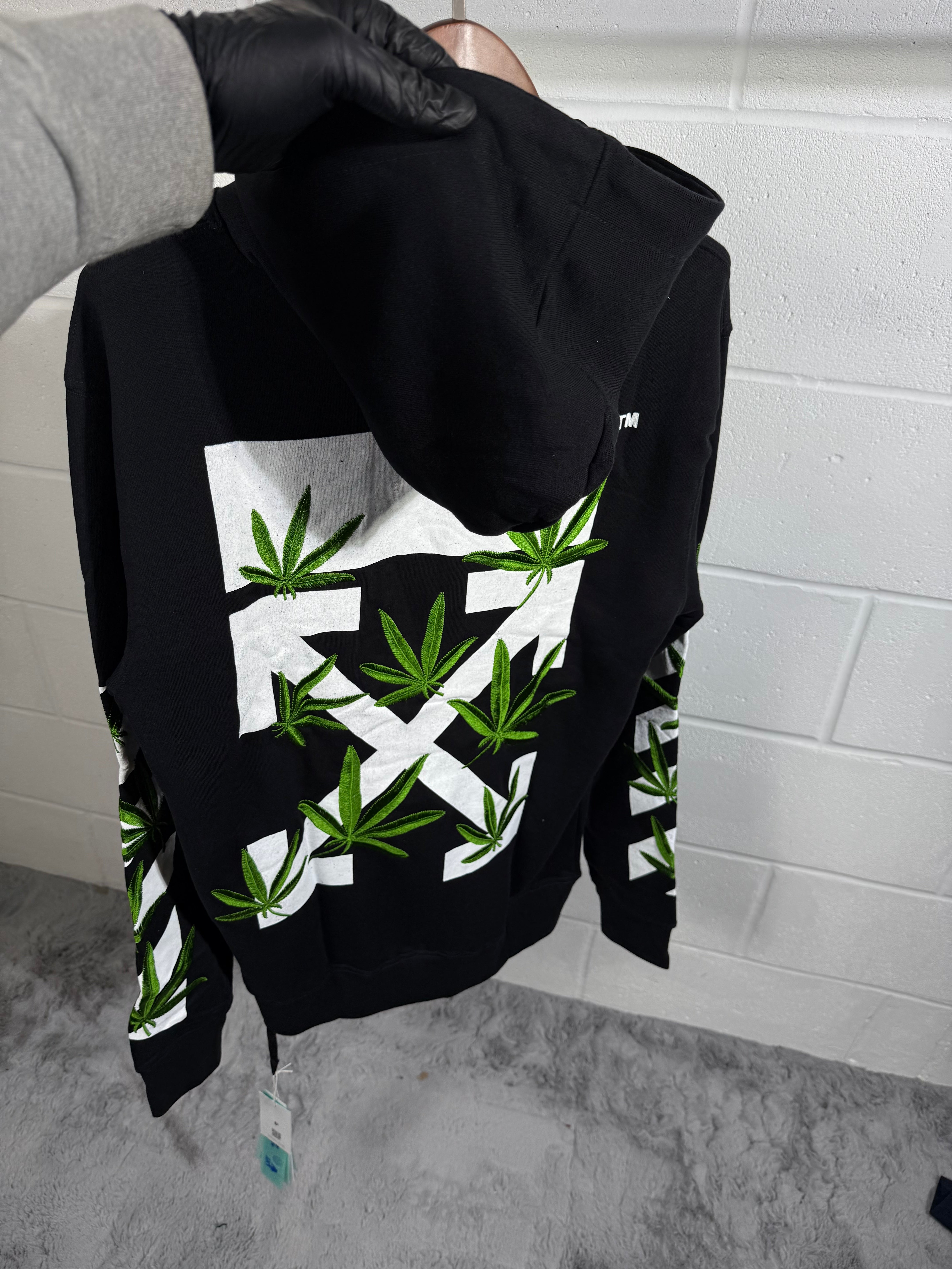 Off white hoodie black