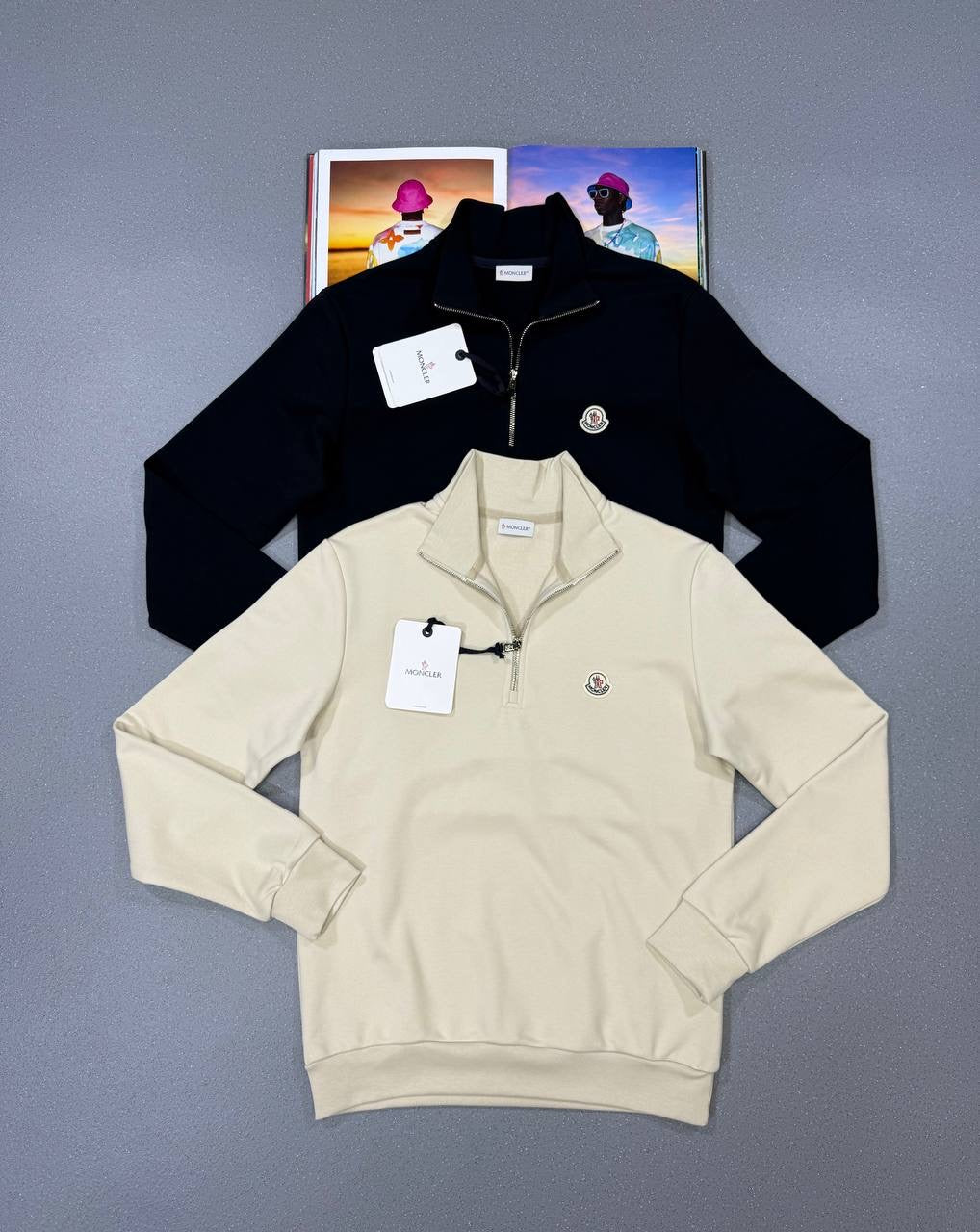 MONC half zip sweatshirt