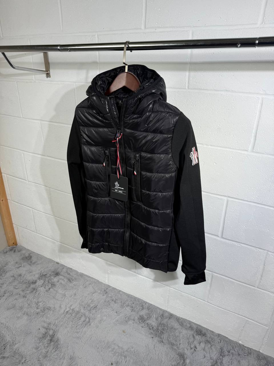 MONCLER FRAGMENT HOODIE BLACK